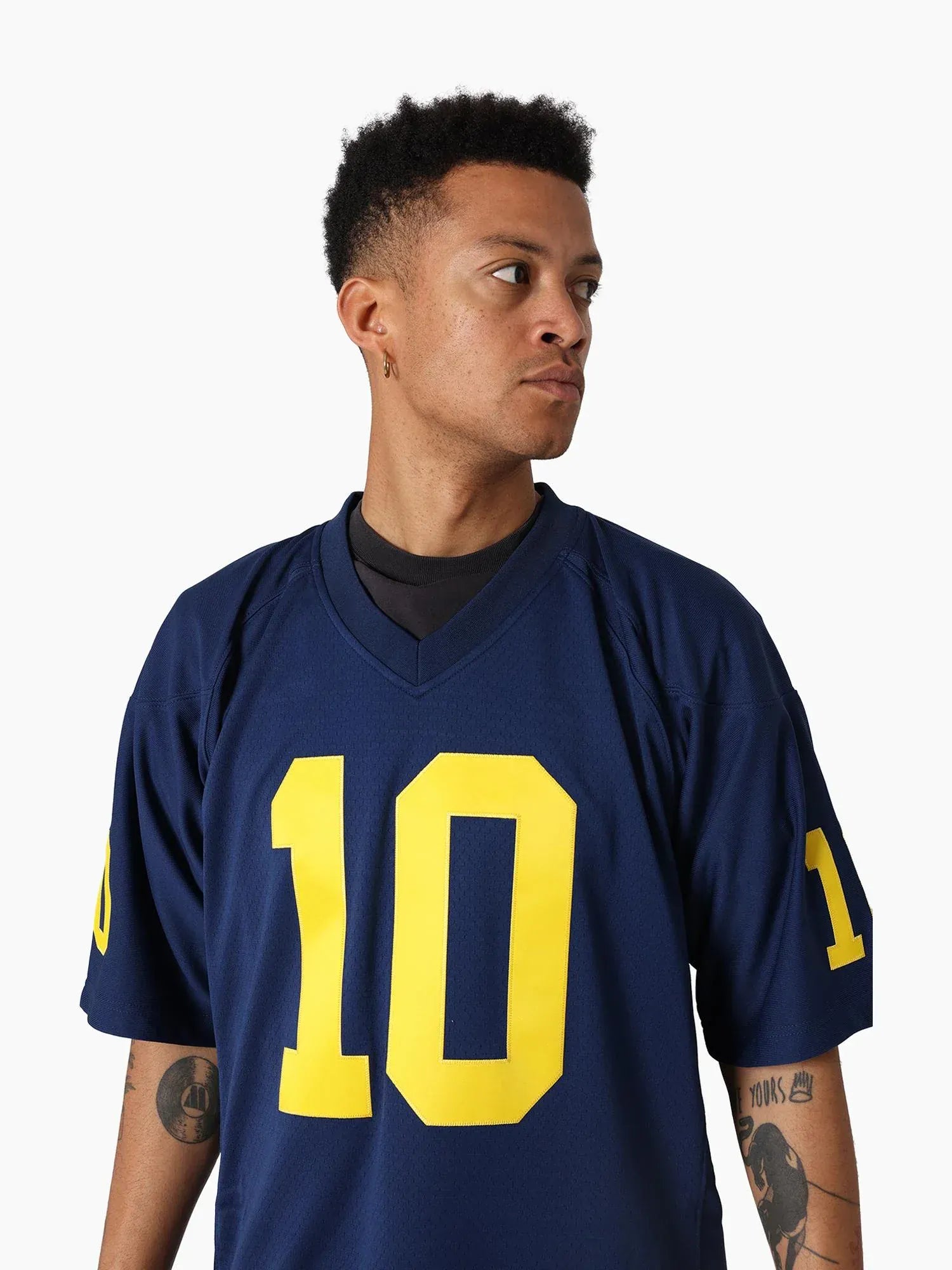Tom Brady Michigan Wolverines Mitchell & Ness NCAA 99 Legacy Jersey - Navy