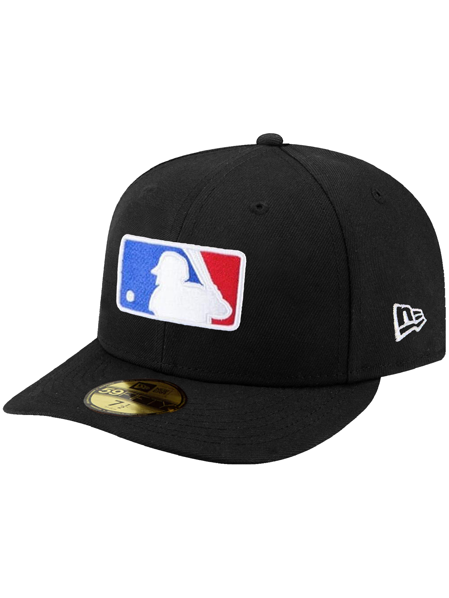MLB Batterman Logo New Era Pre-Curved 59FIFTY Fitted Hat - Black