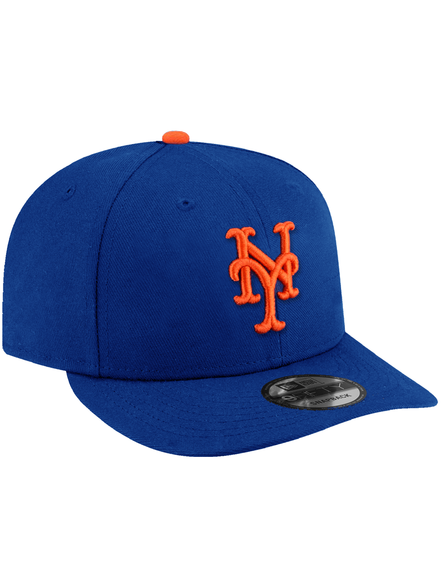 New York Mets New Era MLB Team Pre-Curved 9FIFTY Snapback Hat - Blue
