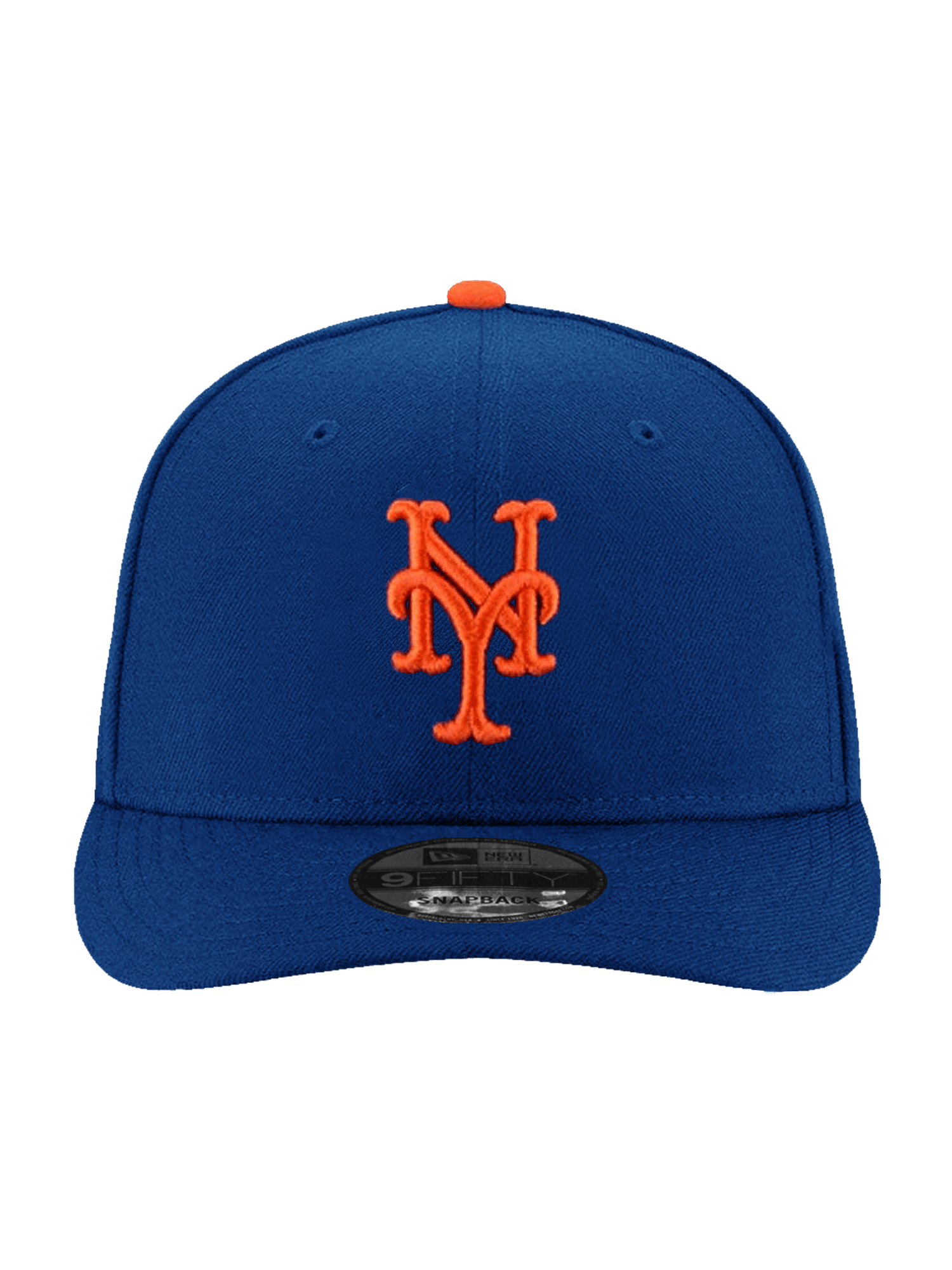 New York Mets New Era MLB Team Pre-Curved 9FIFTY Snapback Hat - Blue