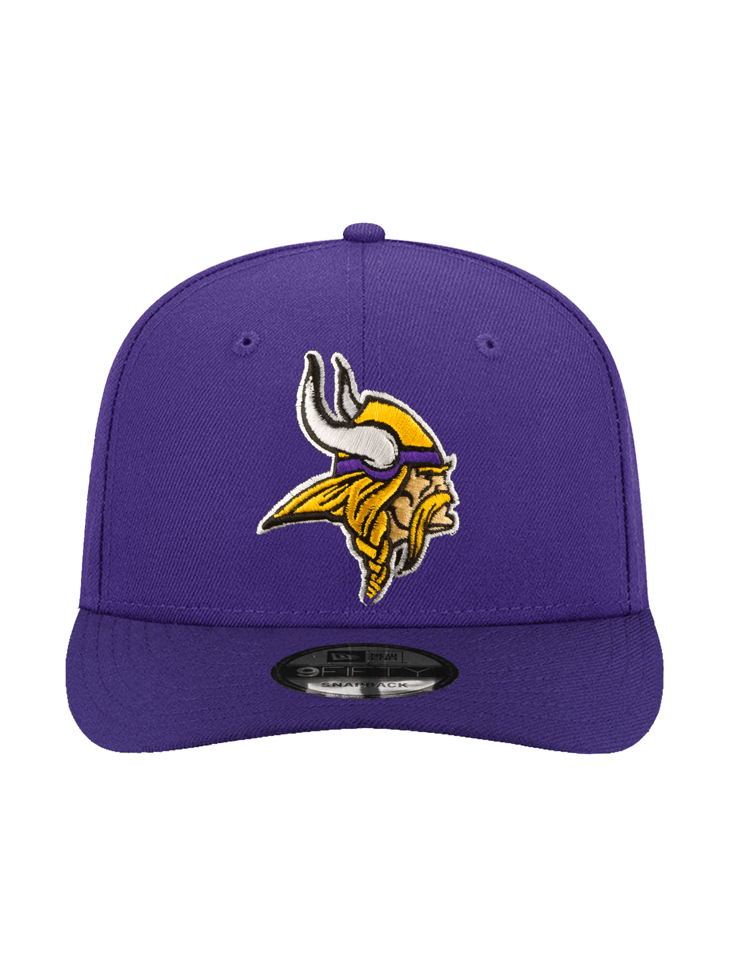 Minnesota Vikings New Era NFL Team Pre-Curved 9FIFTY Snapback Hat - Purple