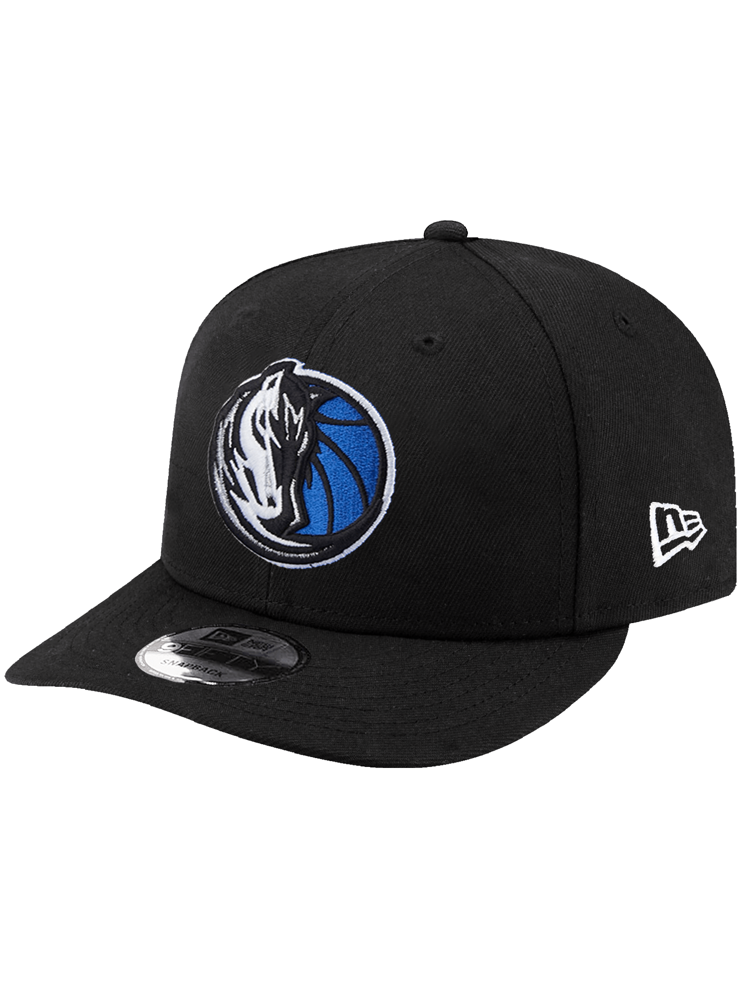Dallas Mavericks New Era NBA Team Pre-Curved 9FIFTY Snapback Hat - Black