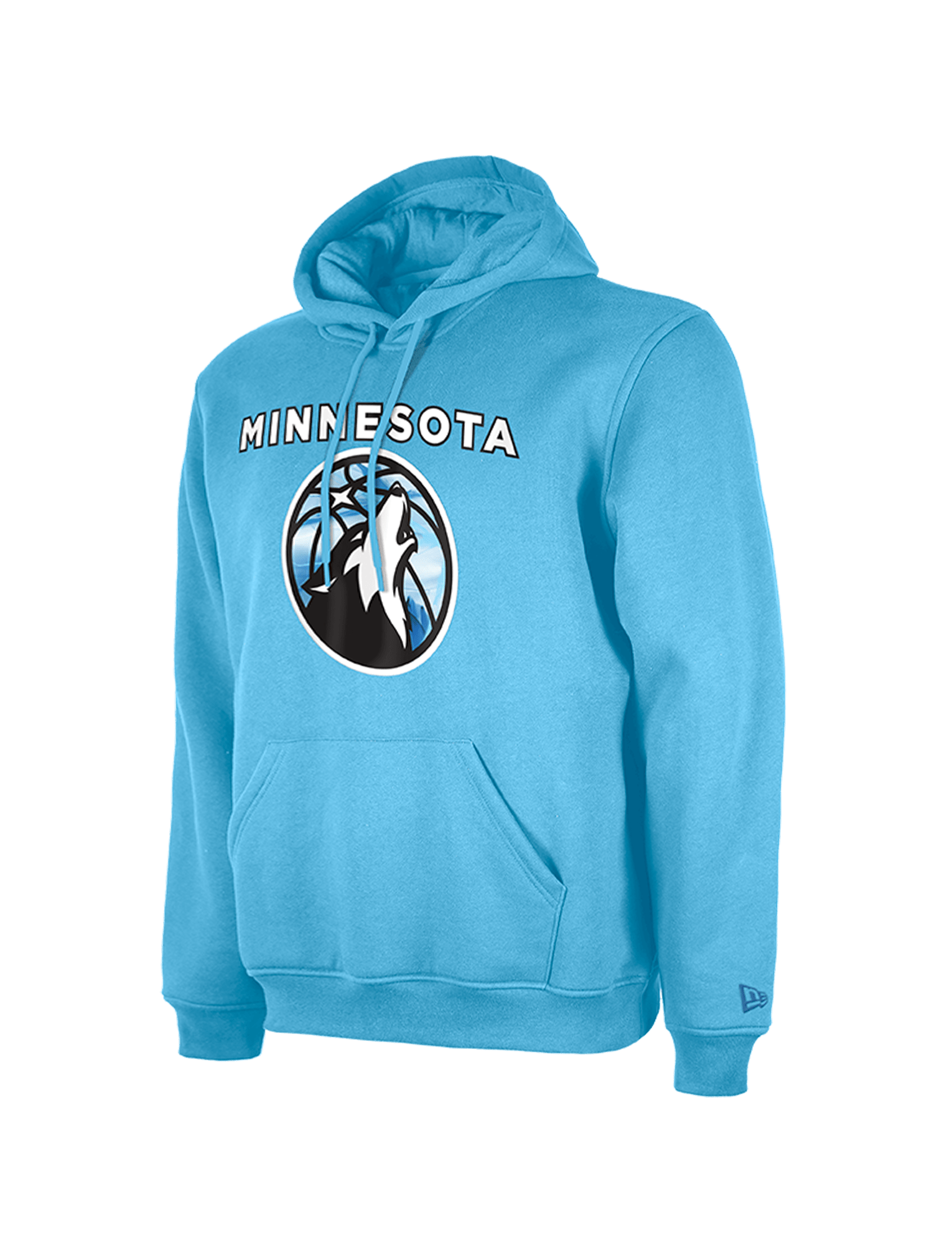 Minnesota Timberwolves New Era NBA 24-25 City Edition Hoodie Jumper - Light Blue