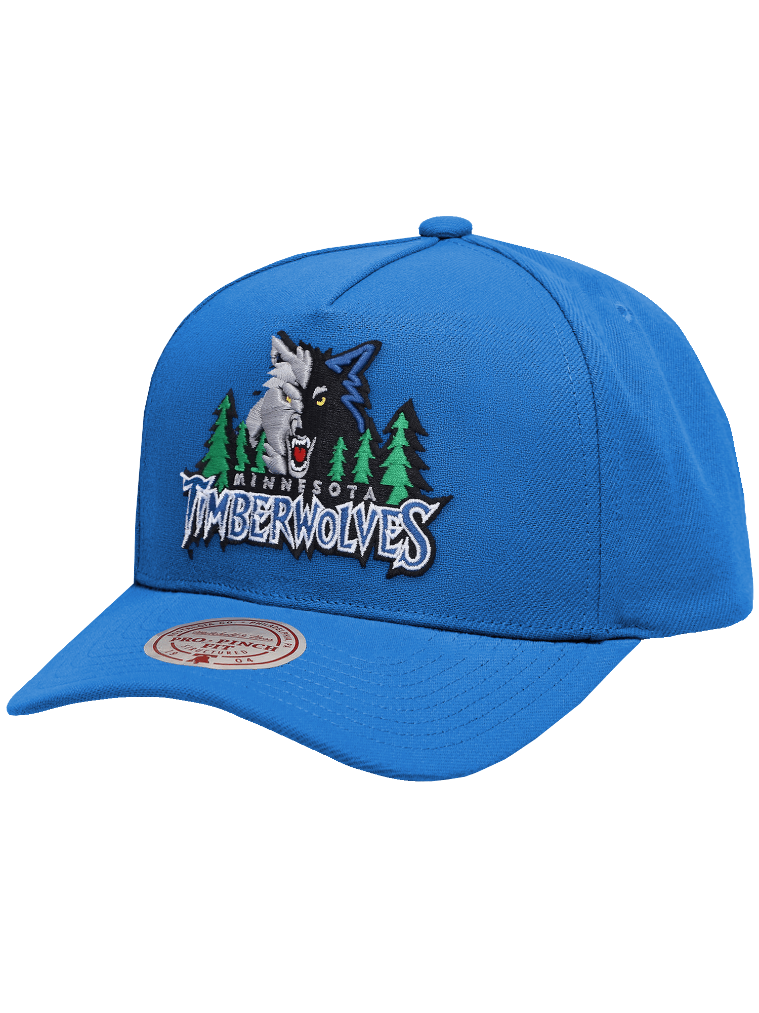Minnesota Timberwolves Mitchell & Ness NBA HWC Pro Pinch Snapback Hat - Blue