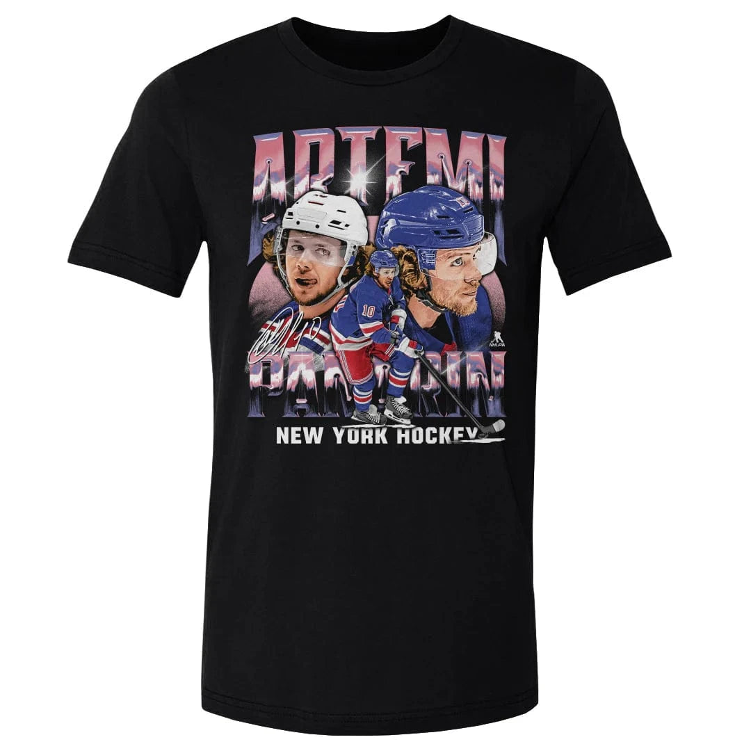 Artemi Panarin New York Rangers 500 Level NHL Vintage Player T-Shirt - Black