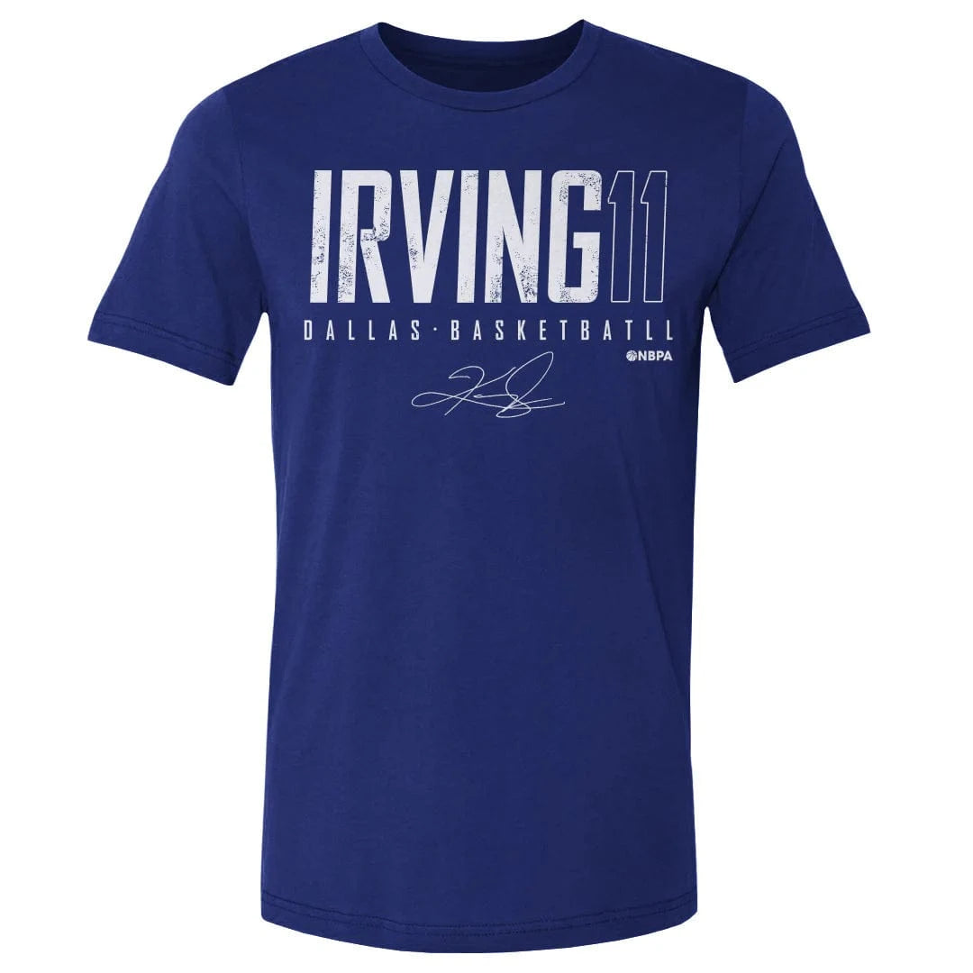 Kyrie Irving Dallas Mavericks 500 Level NBA Elite T-Shirt - Blue