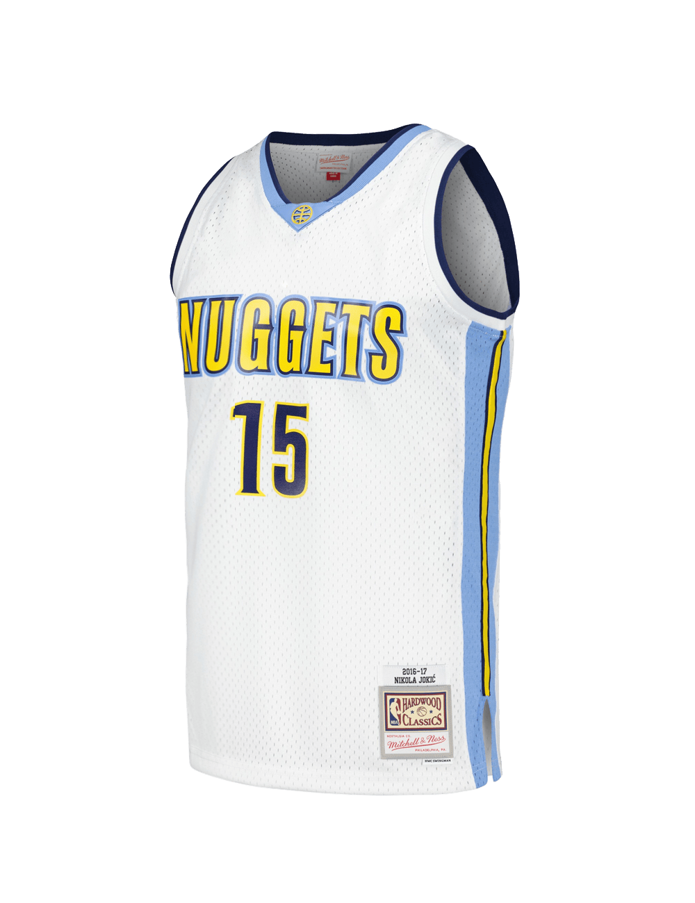 Nikola Jokic Denver Nuggets 16-17 Away Mitchell & Ness NBA Swingman Jersey - White