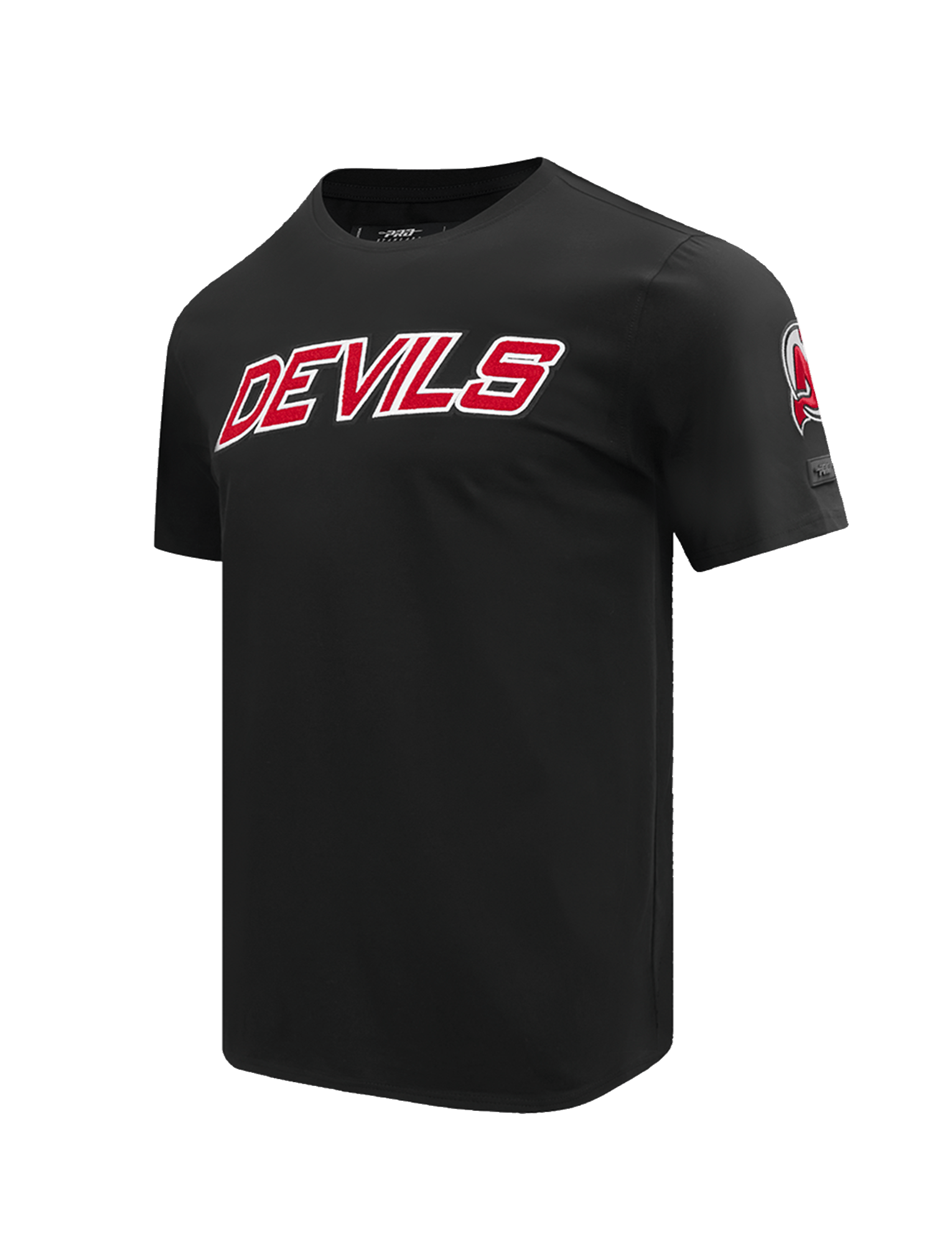 New Jersey Devils Pro Standard NHL Classic Chenille Flex T-Shirt - Black