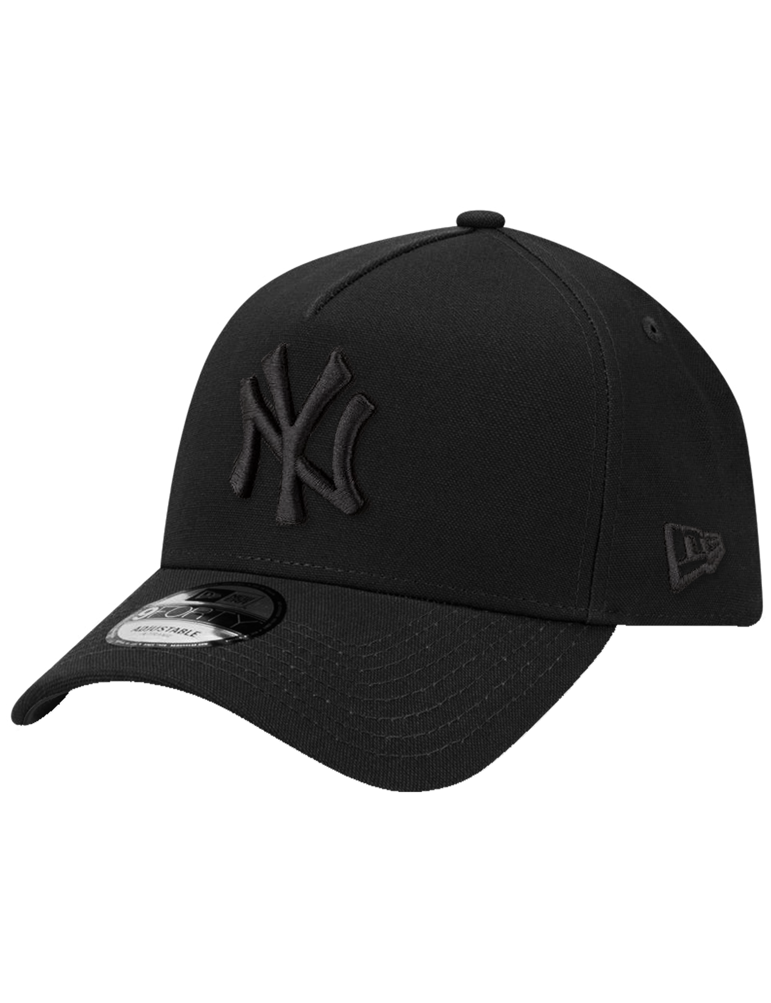 New York Yankees New Era MLB Black on Black 9FORTY A-Frame Snapback Hat