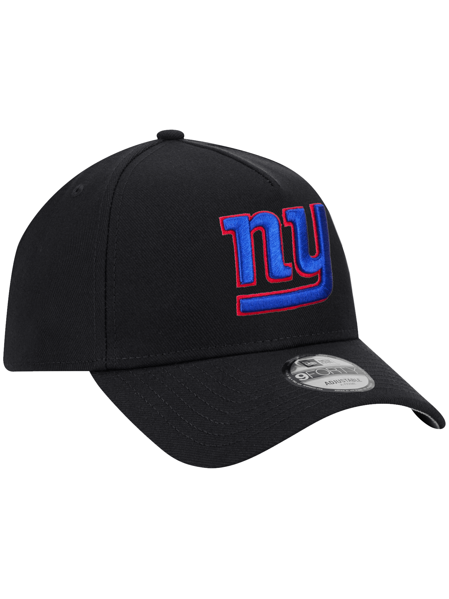 New York Giants New Era NFL Team 9FORTY A-Frame Snapback Hat - Black
