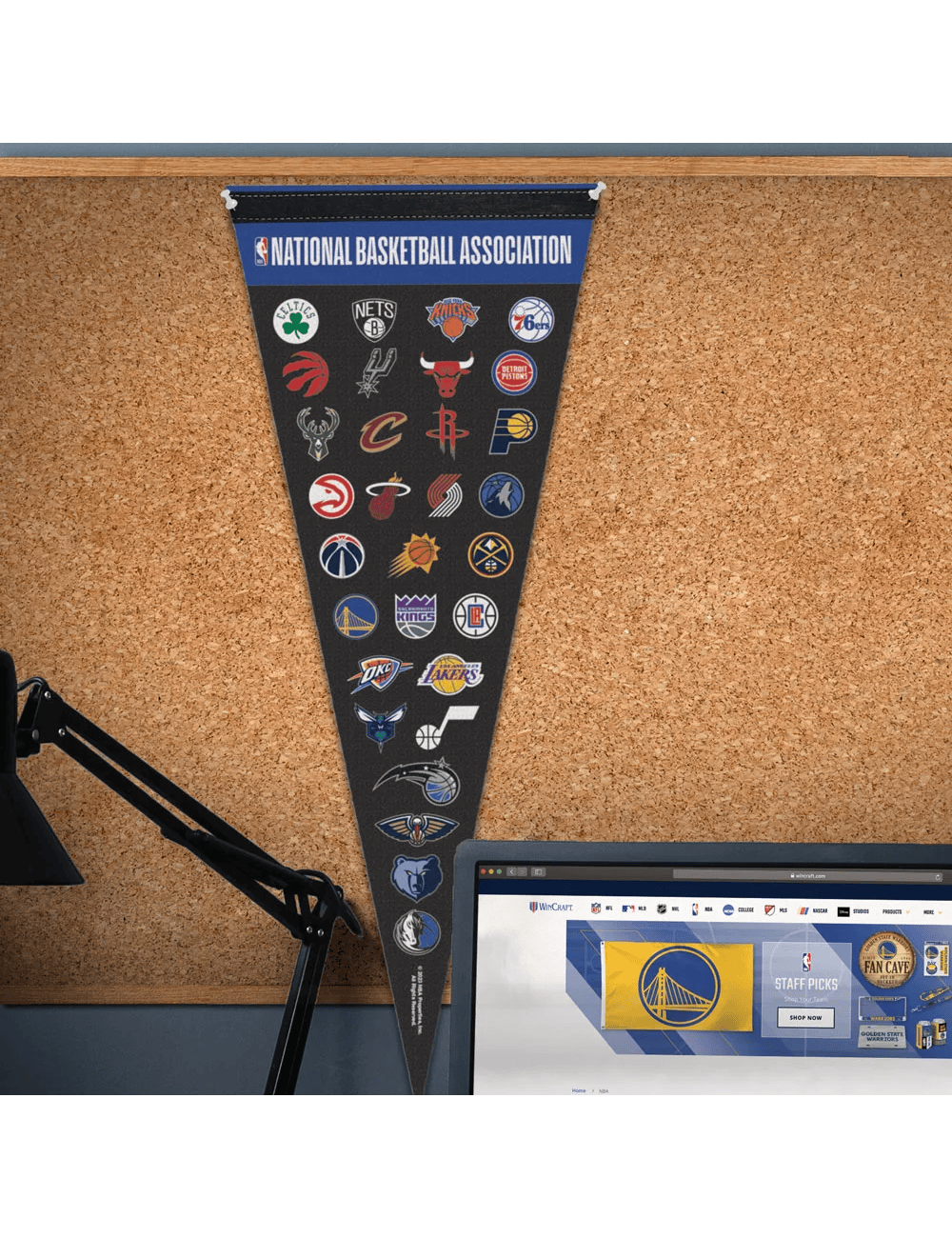 NBA Mixed Teams Wincraft NBA 12 x 30" Premium Felt Pennant