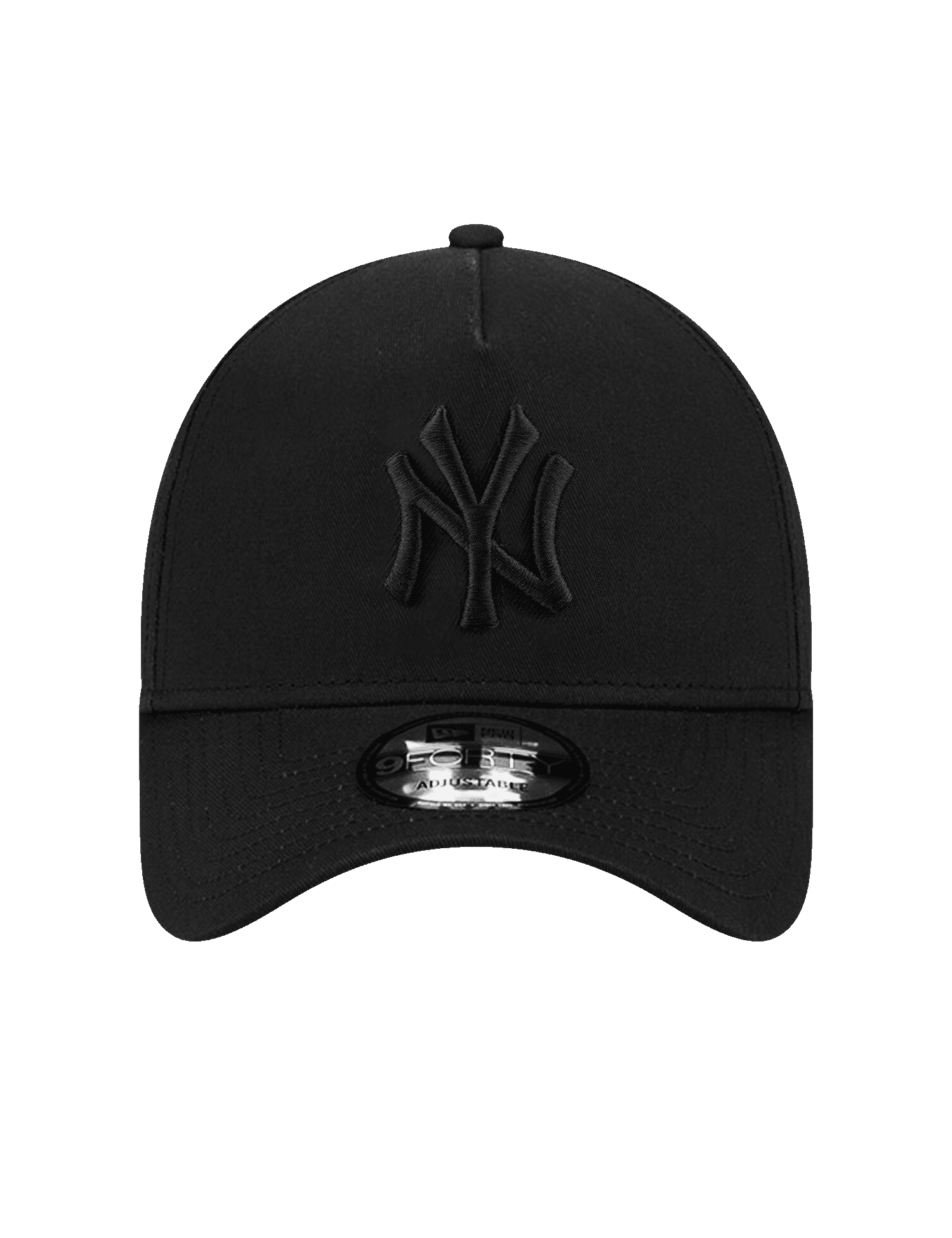 New York Yankees New Era MLB Black on Black 9FORTY A-Frame Snapback Hat