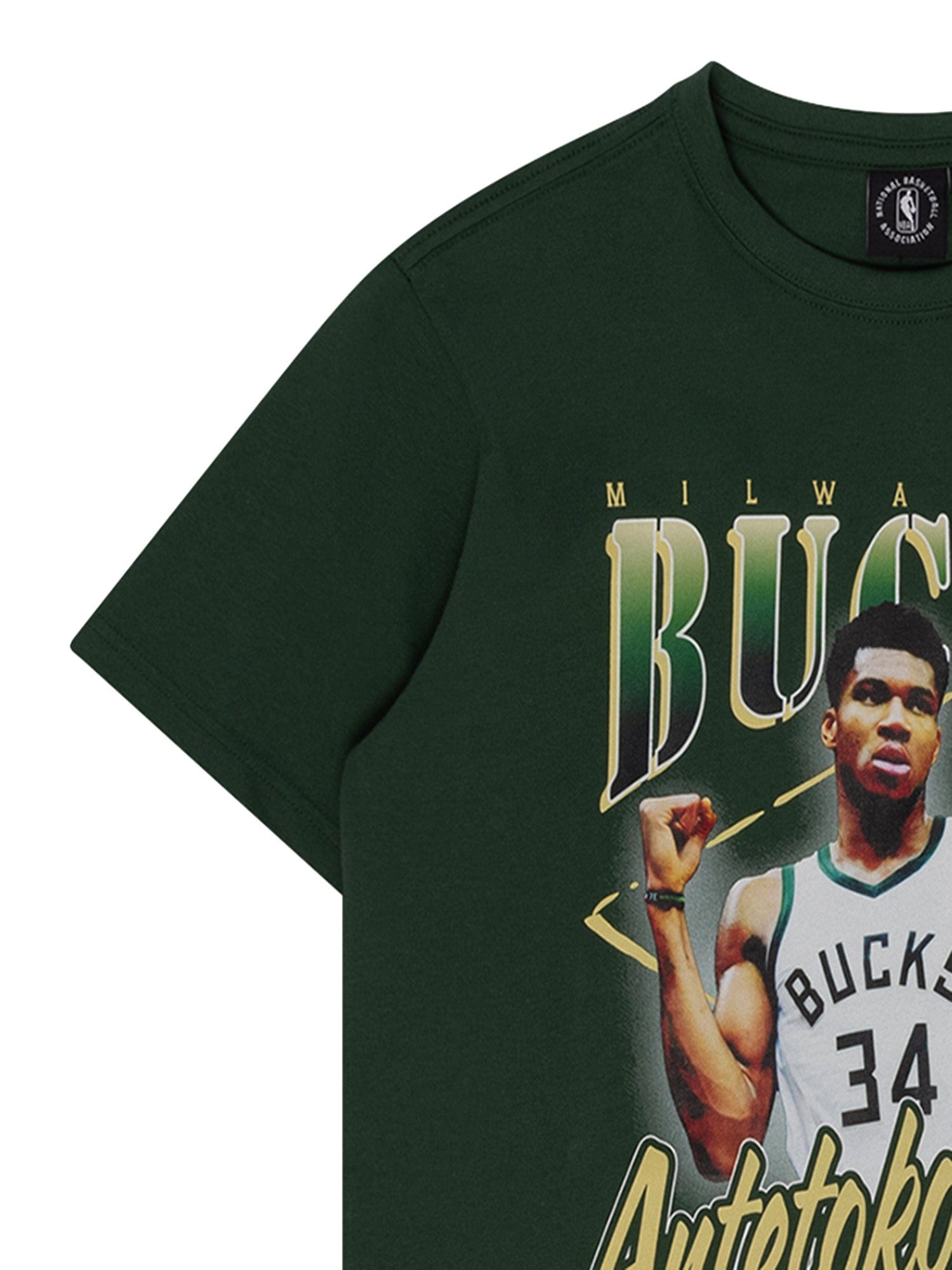 Youths Giannis Antetokounmpo Milwaukee Bucks NBA Essentials Floyd Vintage T-Shirt - Green