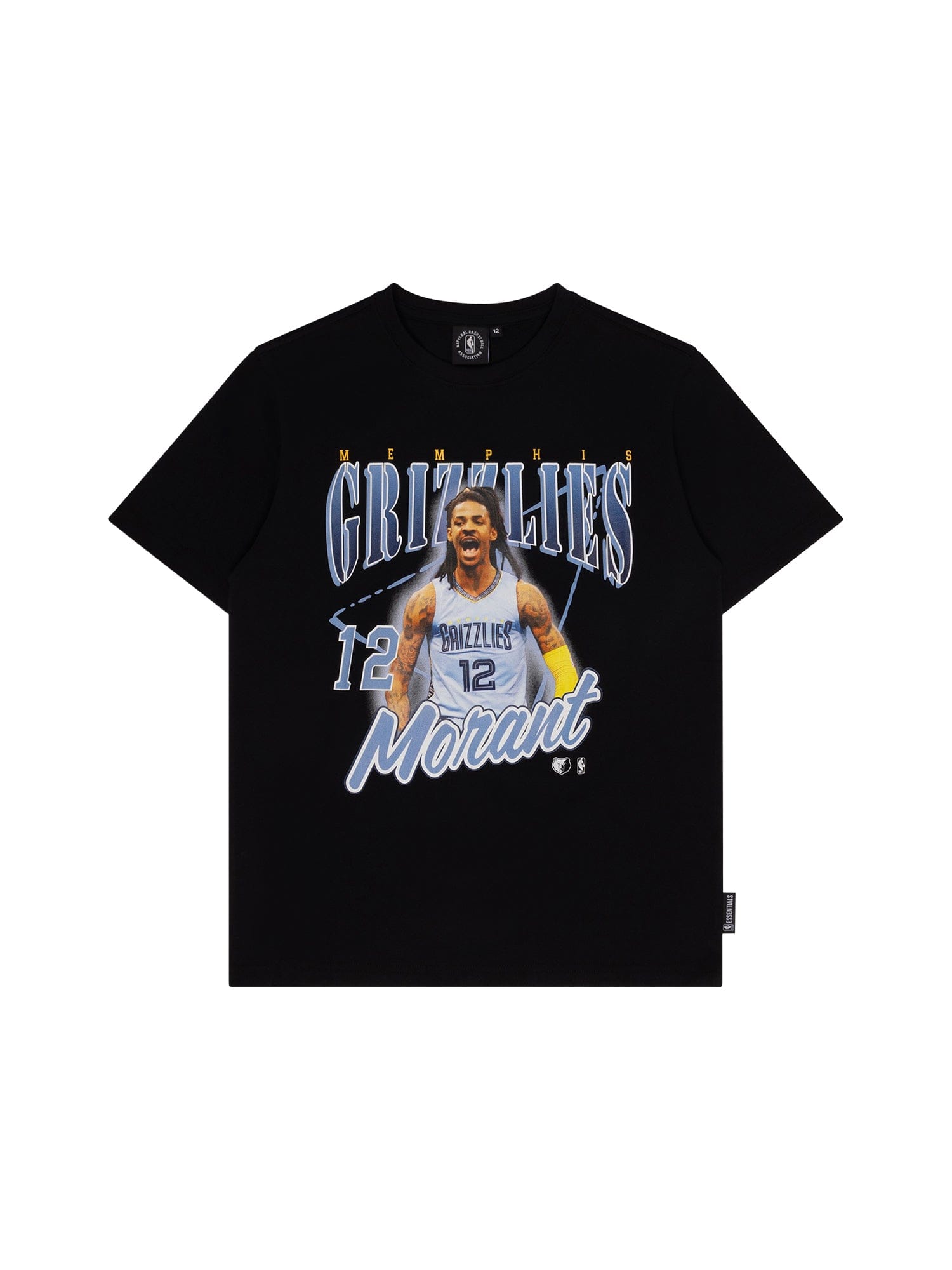 Youths Ja Morant Memphis Grizzlies NBA Essentials Floyd Vintage T-Shirt - Black