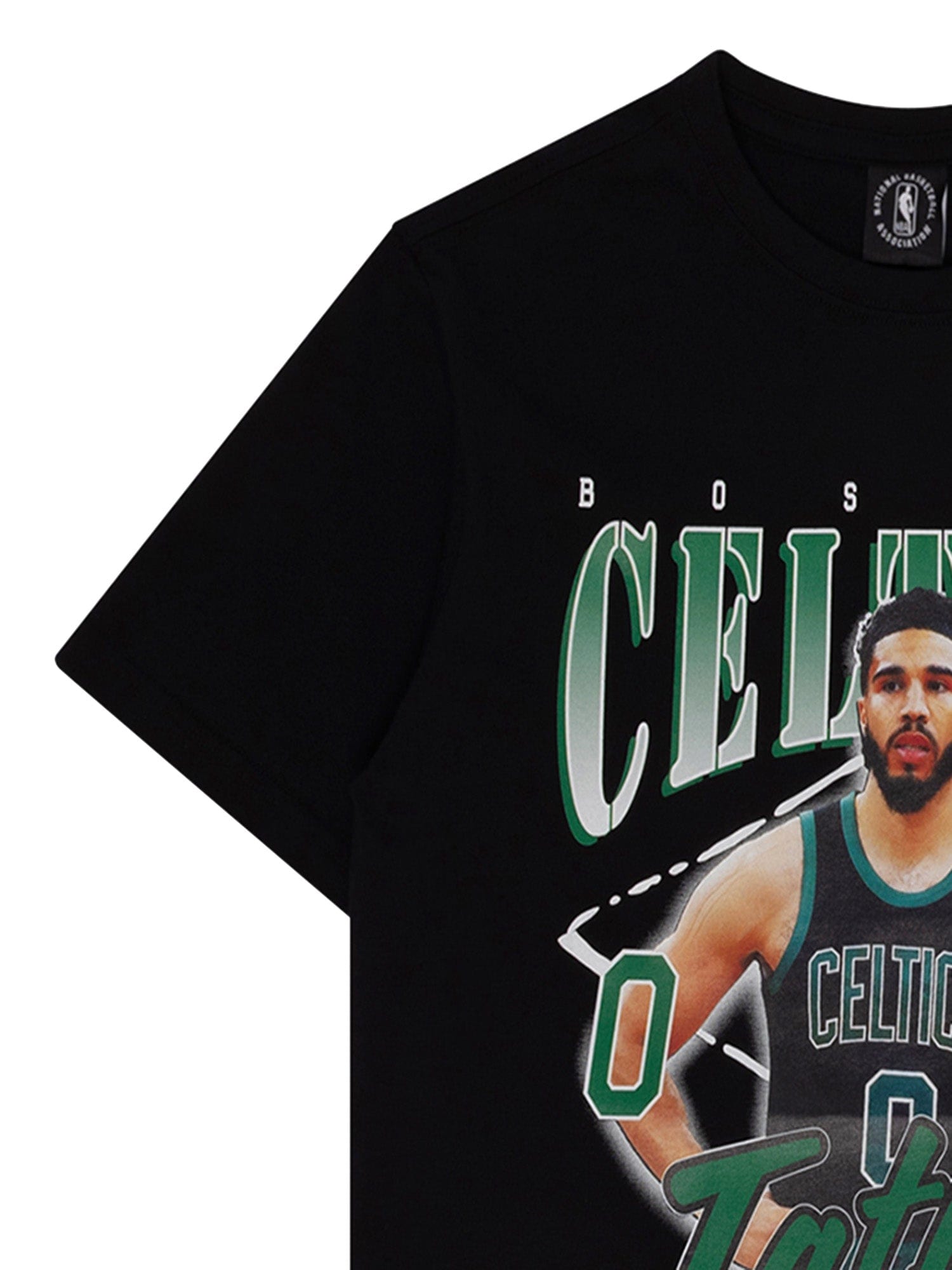 Youths Jayson Tatum Boston Celtics NBA Essentials Floyd Vintage T-Shirt - Black