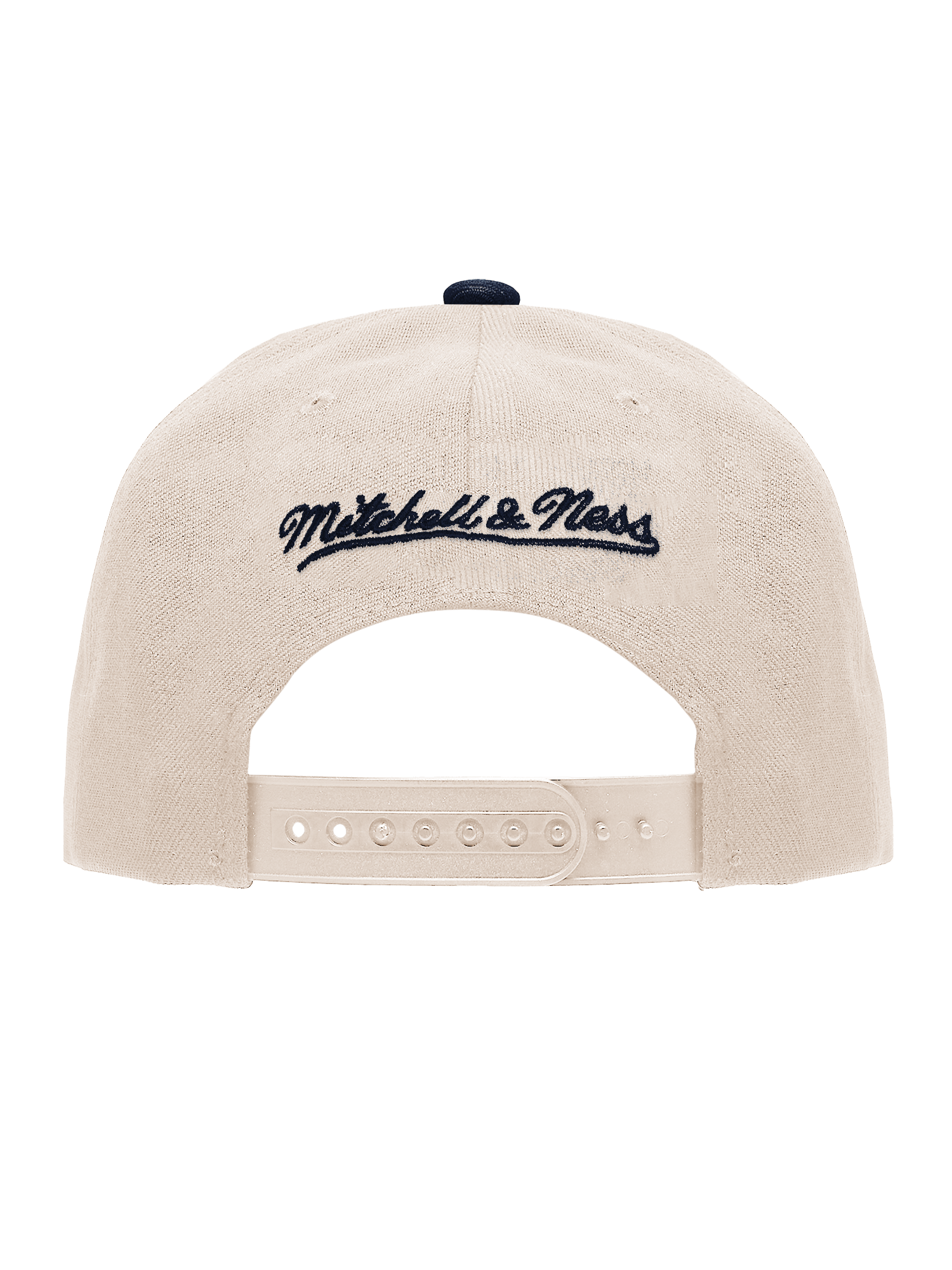 Denver Nuggets Mitchell & Ness NBA HWC 2T Pro Pinch Snapback Hat - Cream