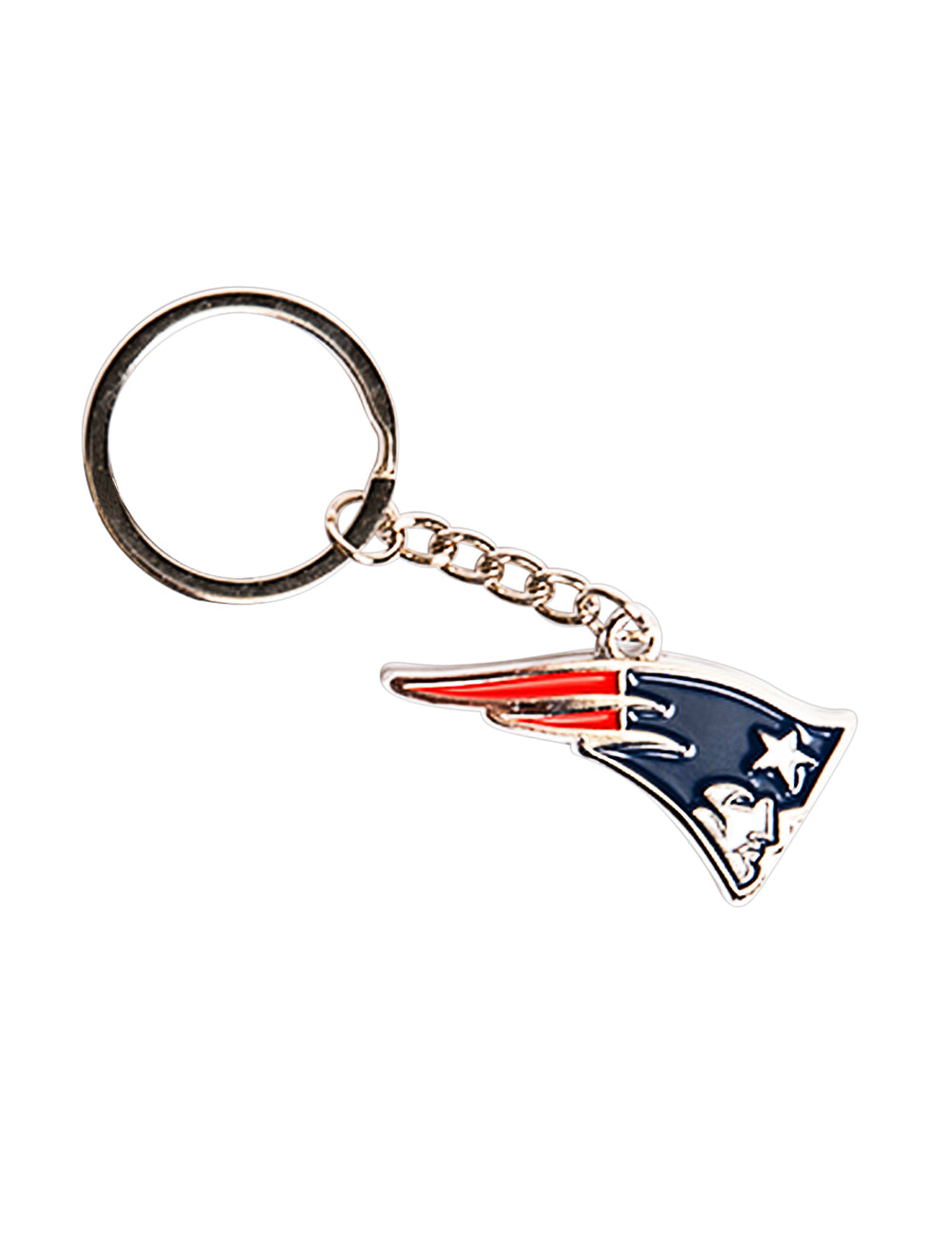 New England Patriots NFL Team Logo Steel Keyring