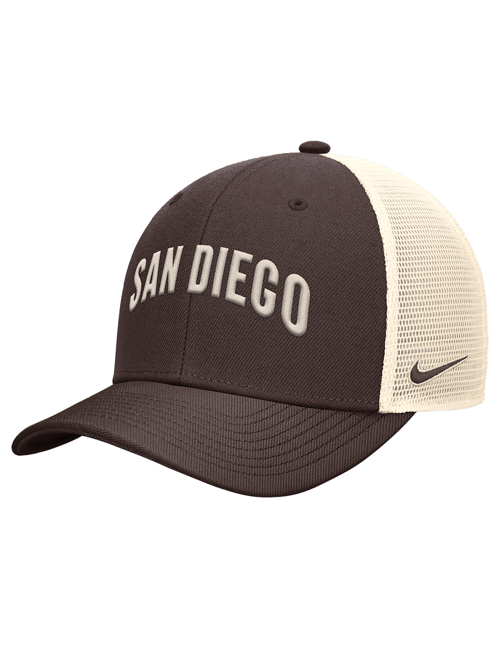 San Diego Padres Nike MLB Statement Rise Dri-Fit Trucker Snapback Hat