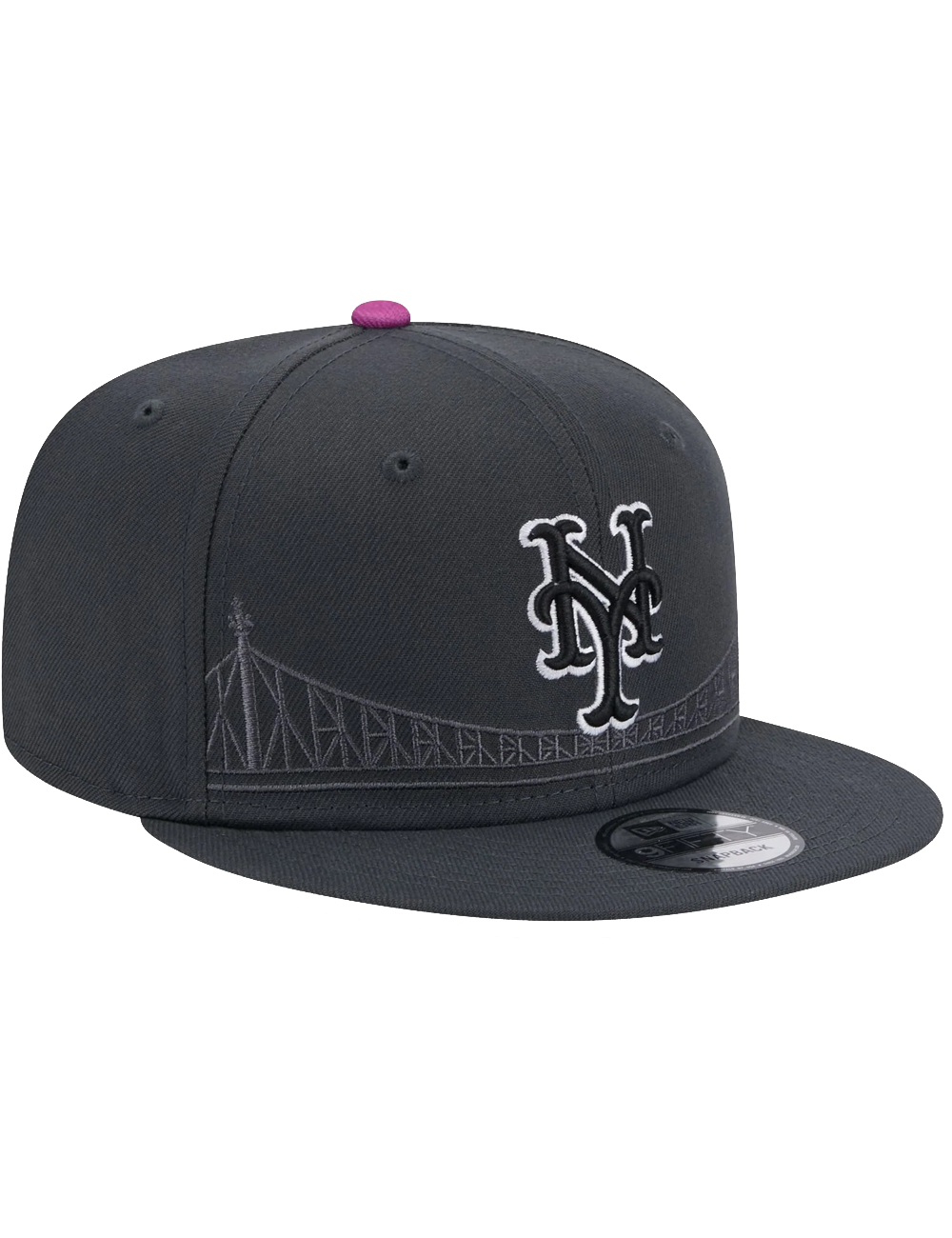New York Mets New Era MLB City Connect 9FIFTY Snapback Hat - Graphite