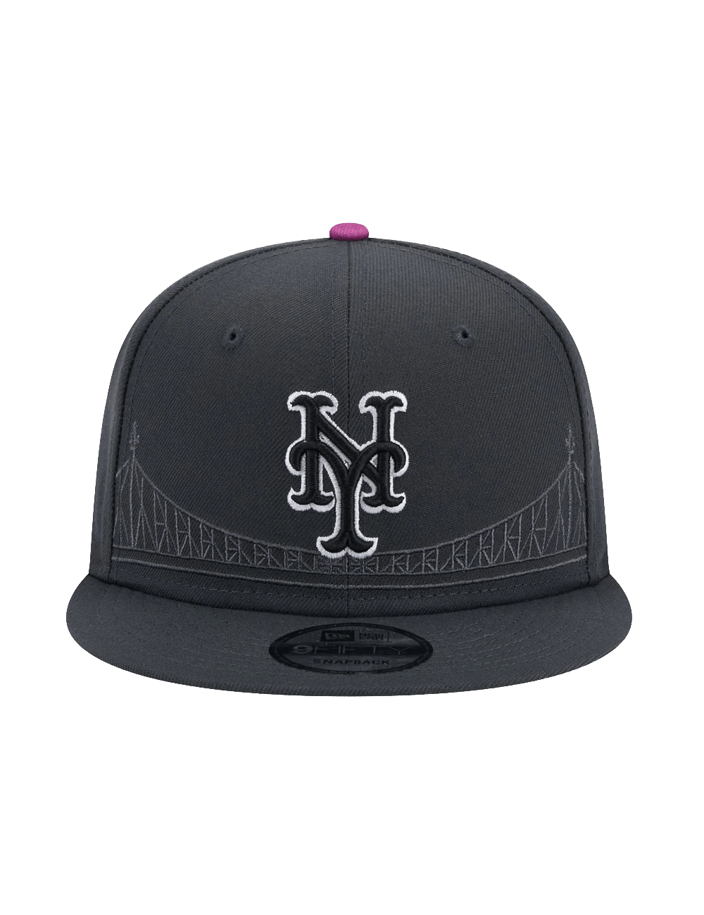 New York Mets New Era MLB City Connect 9FIFTY Snapback Hat - Graphite