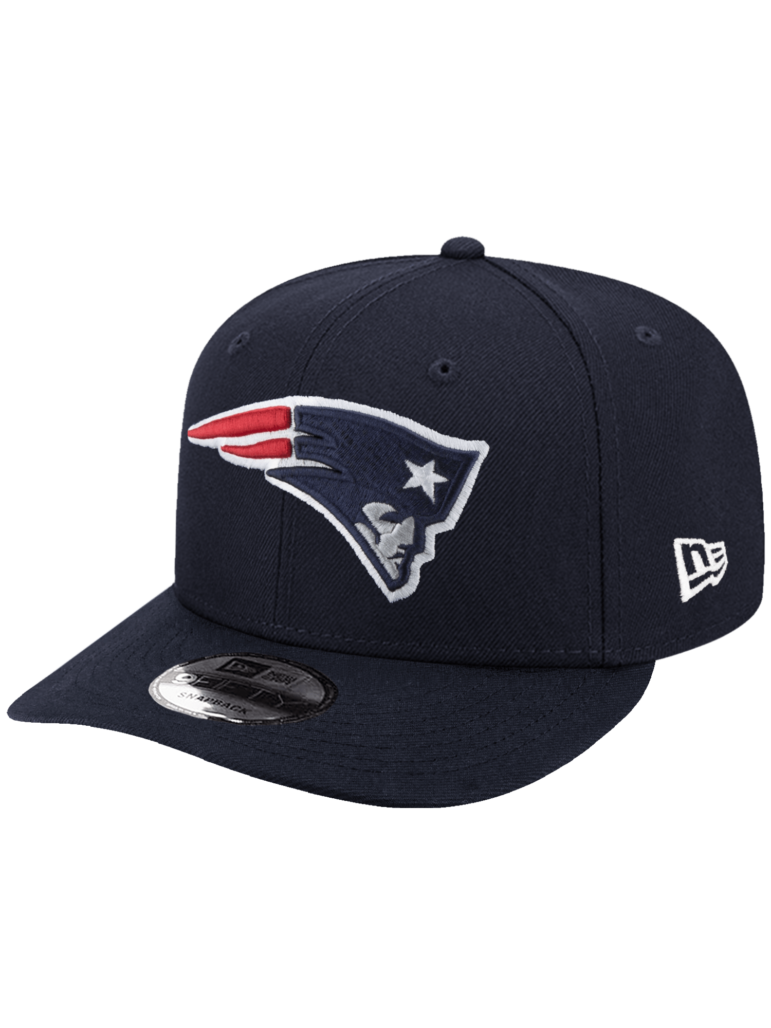 New England Patriots New Era NFL Team Pre-Curved 9FIFTY Snapback Hat - Navy