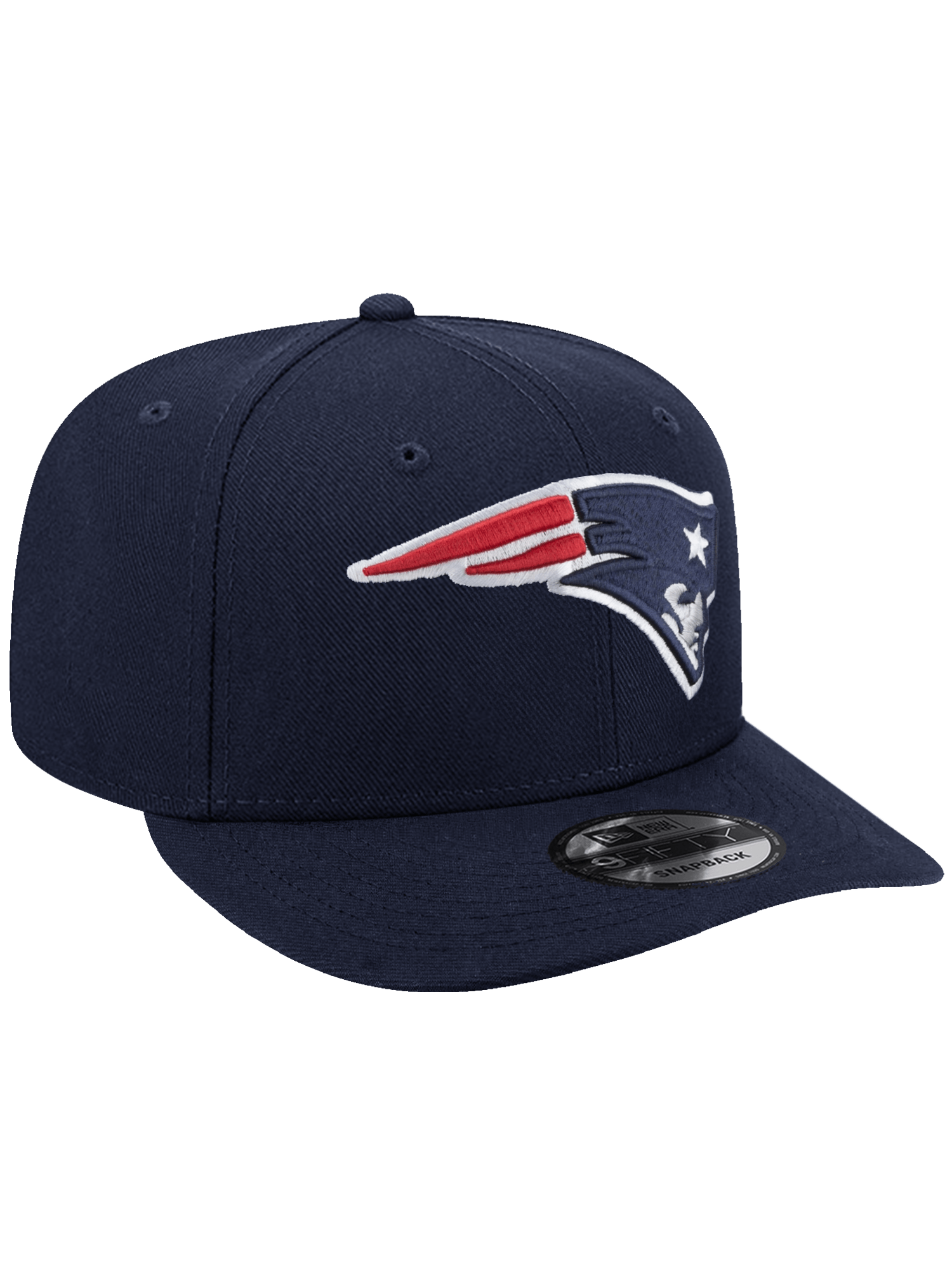 New England Patriots New Era NFL Team Pre-Curved 9FIFTY Snapback Hat - Navy