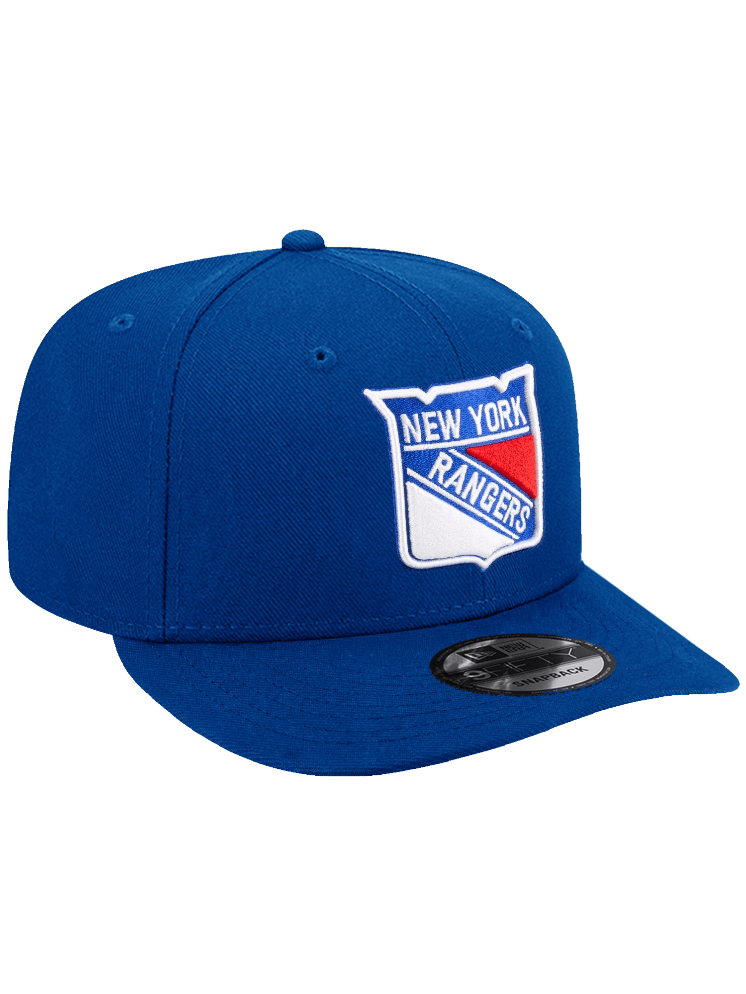 New York Rangers New Era NHL Team 9FIFTY Pre-Curved Snapback Hat - Blue
