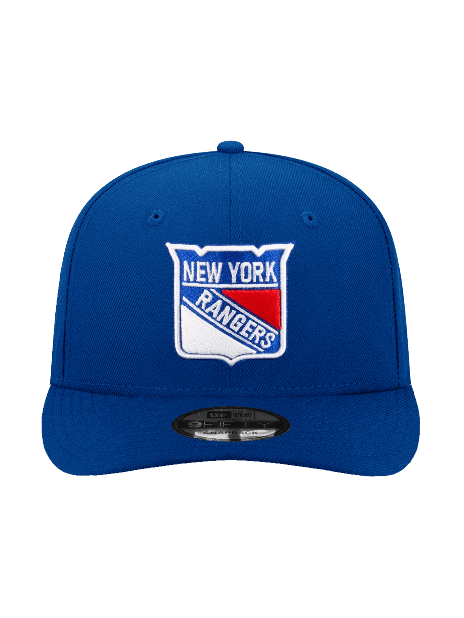 New York Rangers New Era NHL Team 9FIFTY Pre-Curved Snapback Hat - Blue