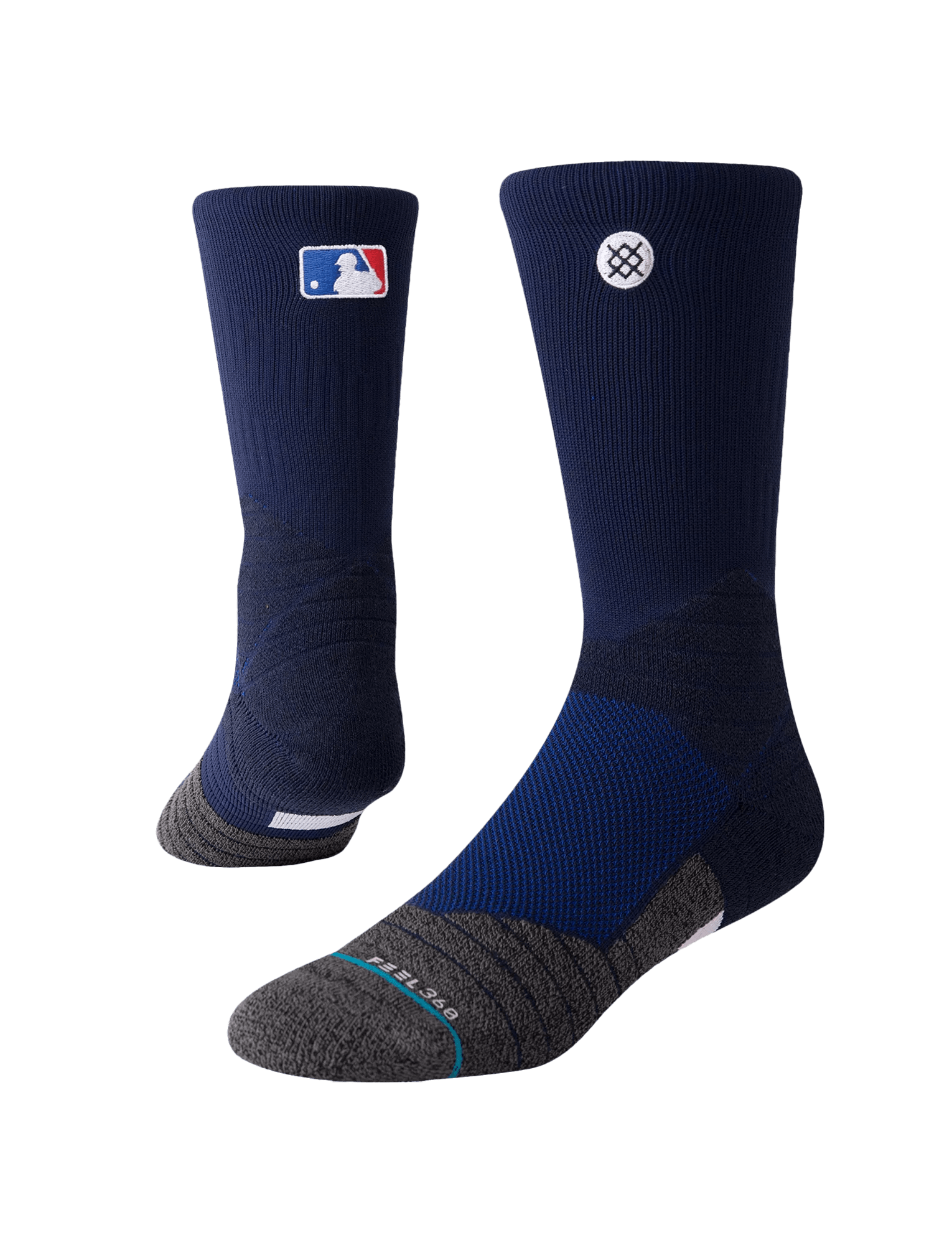 Stance MLB On-Field Diamond Pro Batterman Crew Socks - Navy