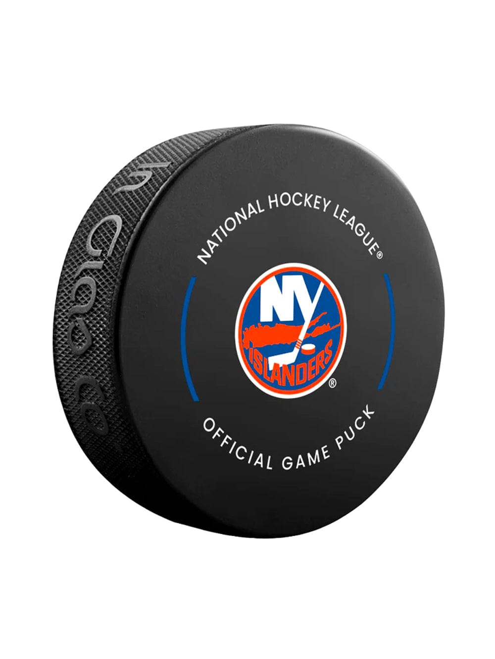 New York Islanders Inglasco NHL Official Team Hockey Puck In Cube