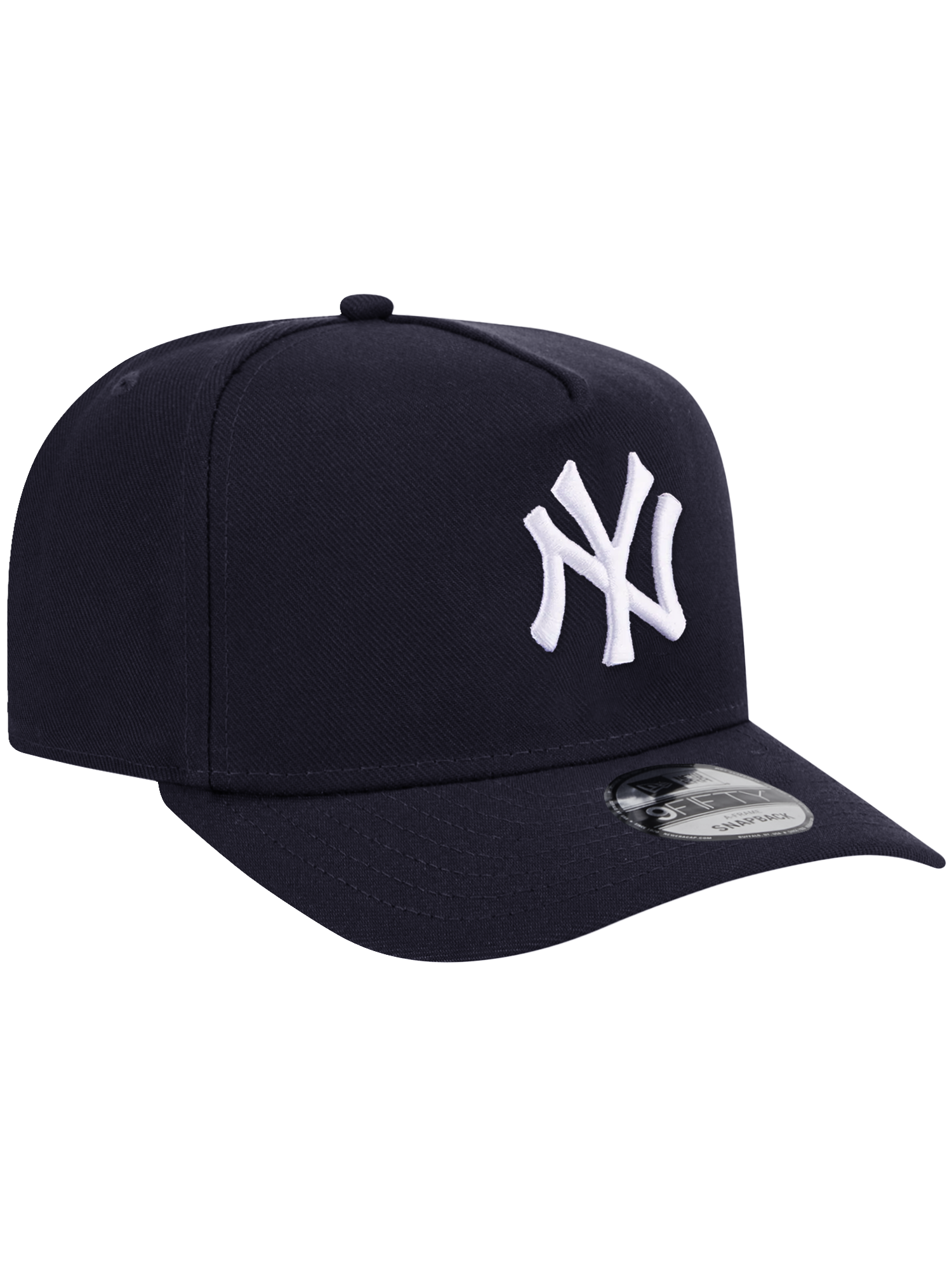 New York Yankees New Era MLB Team Pre-Curved 9FIFTY A-Frame Snapback Hat - Navy
