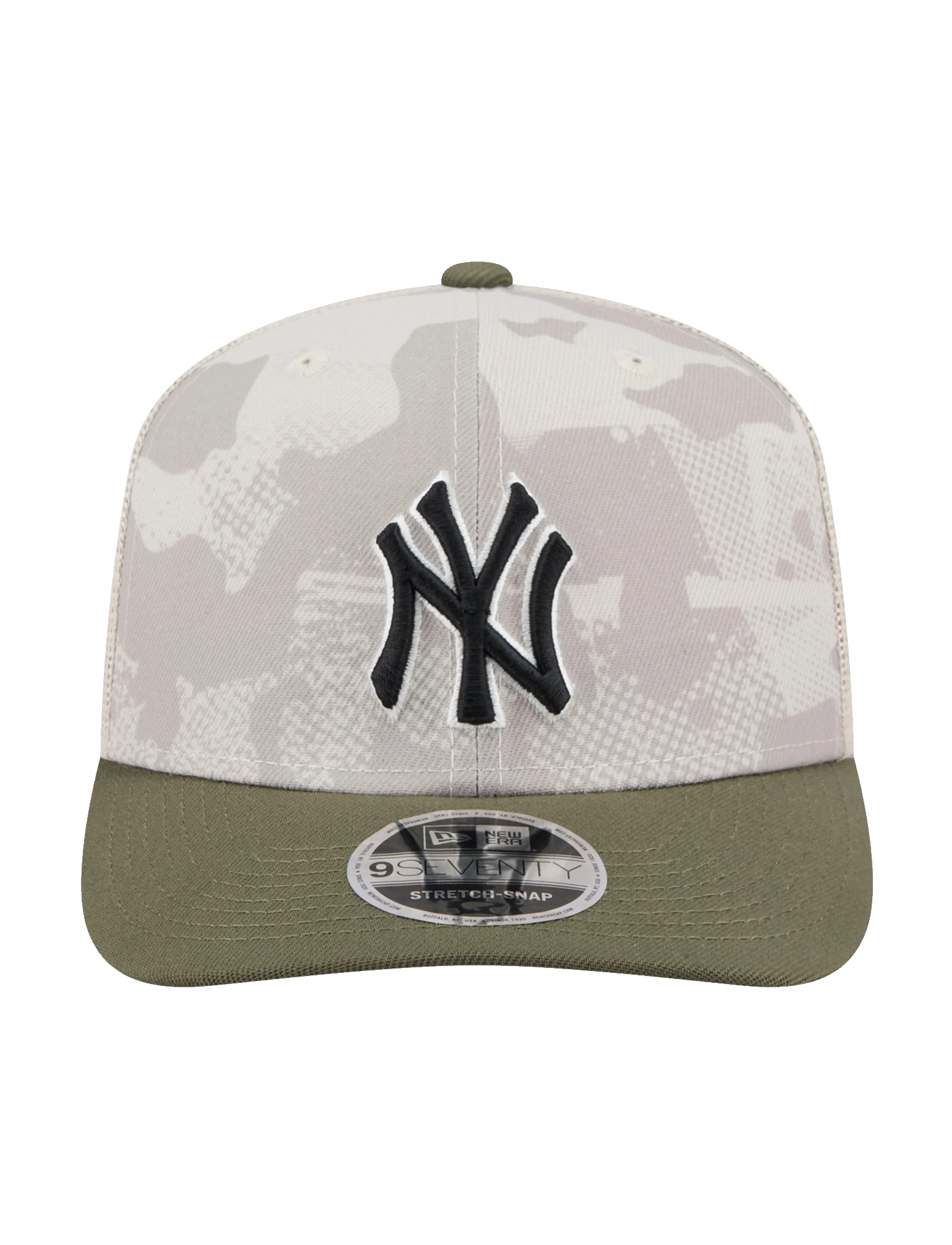 New York Yankees New Era MLB Armed Forces 2025 9SEVENTY Stretch-Snapback Hat