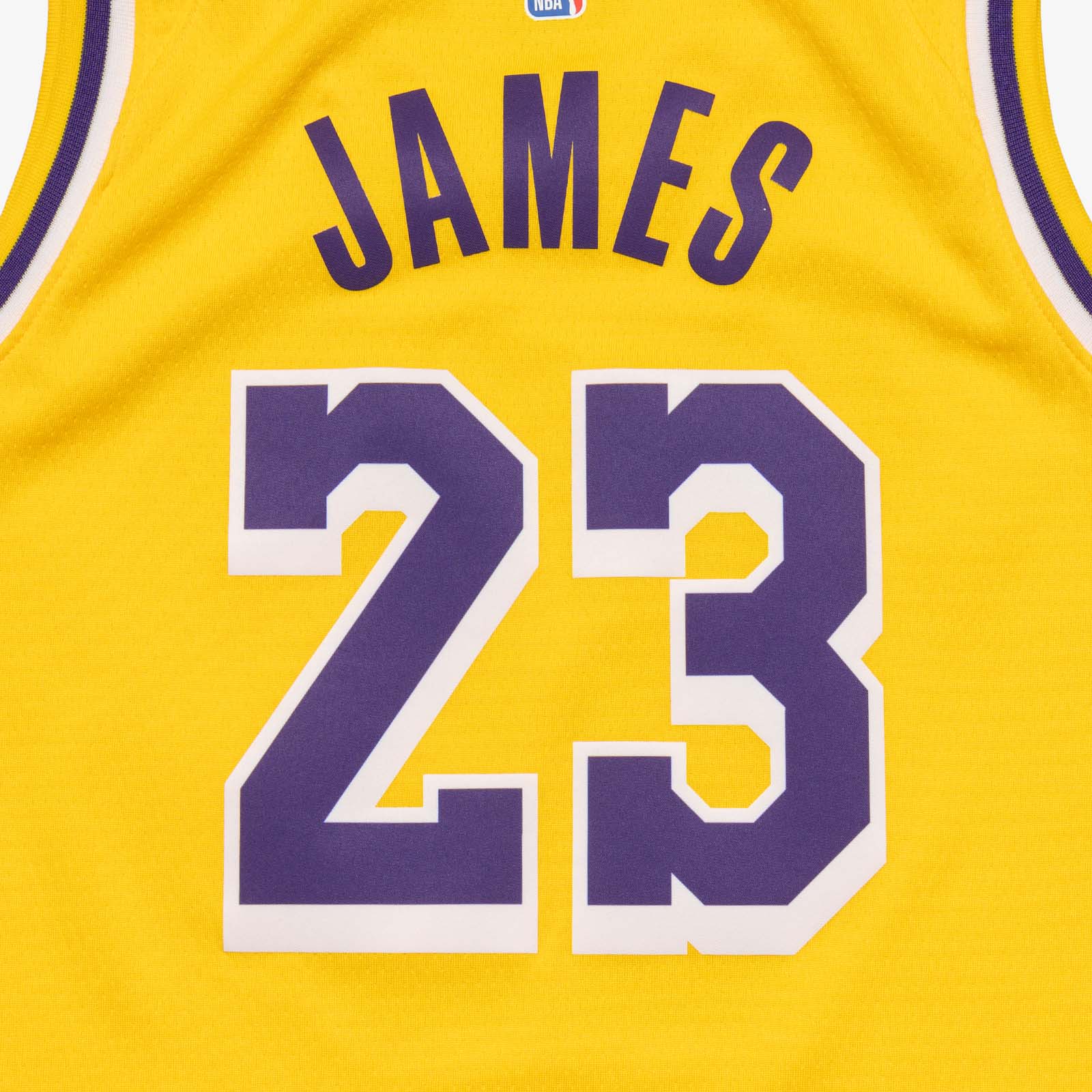 Youths LeBron James Los Angeles Lakers Nike NBA Icon Jersey - Yellow