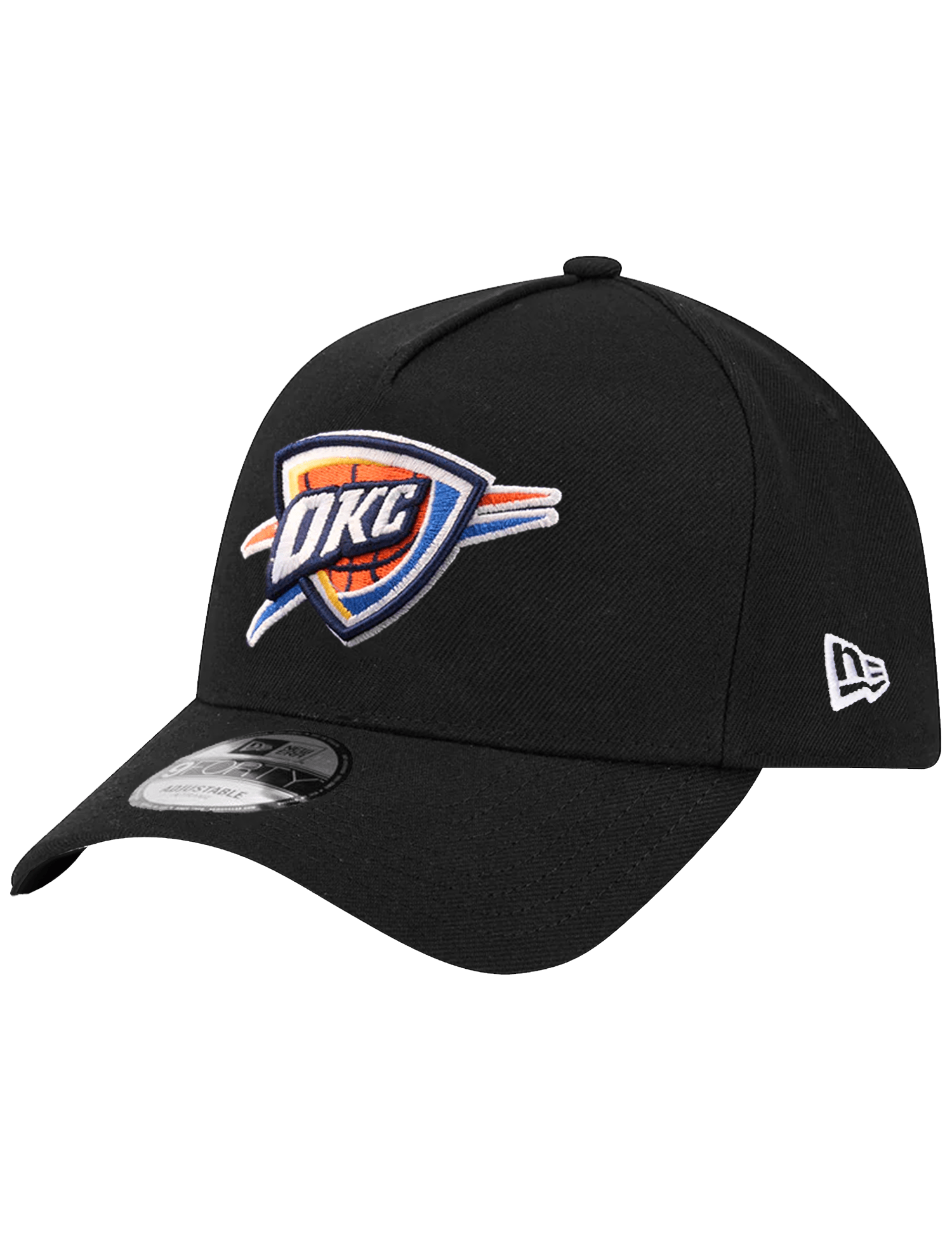 Oklahoma City Thunder New Era NBA Team 9FORTY A-Frame Snapback Hat - Black
