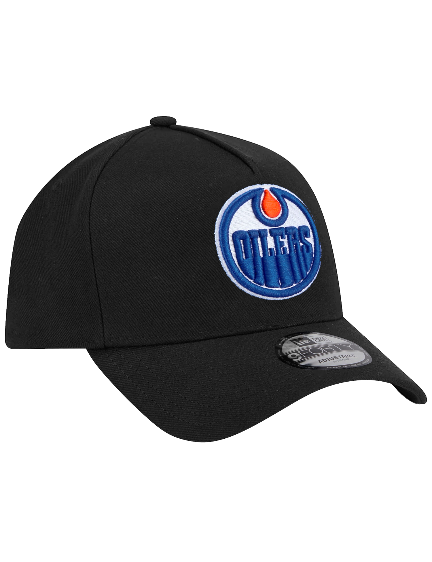 Edmonton Oilers New Era NHL Team 9FORTY A-Frame Snapback Hat - Black