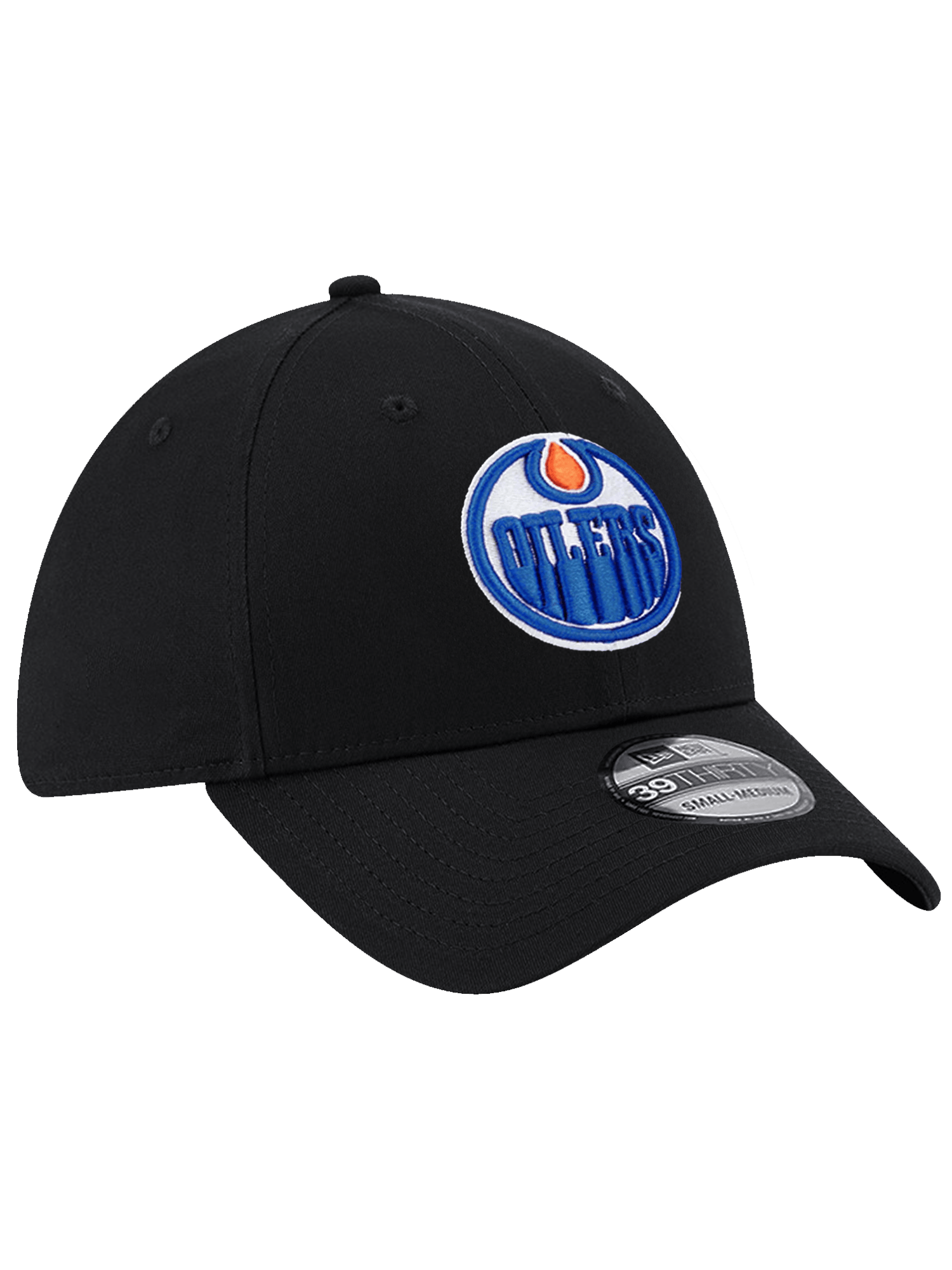 Edmonton Oilers New Era NHL Team 39THIRTY Stretch-Fit Hat - Black
