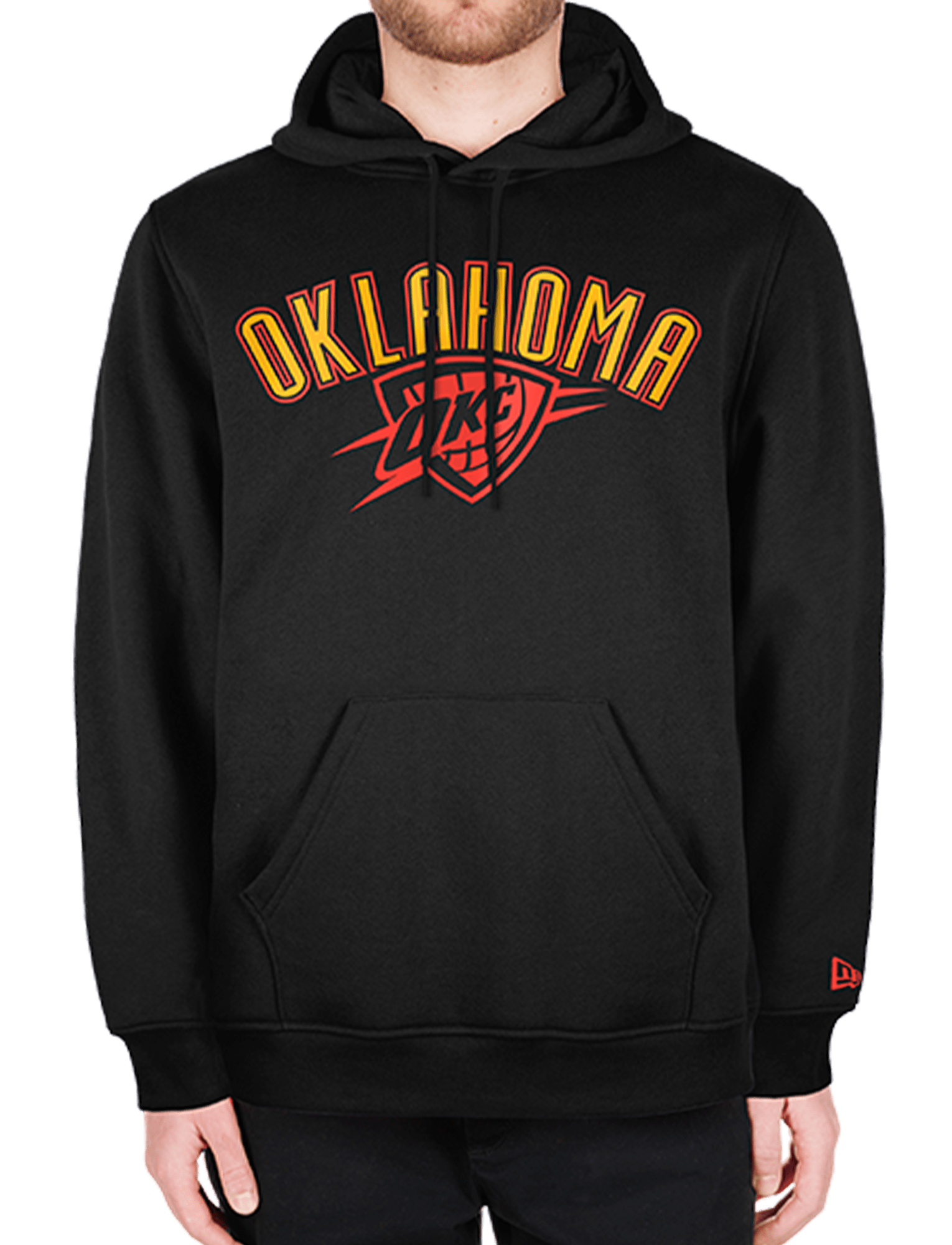 Oklahoma City Thunder New Era NBA 24-25 City Edition Hoodie Jumper - Black