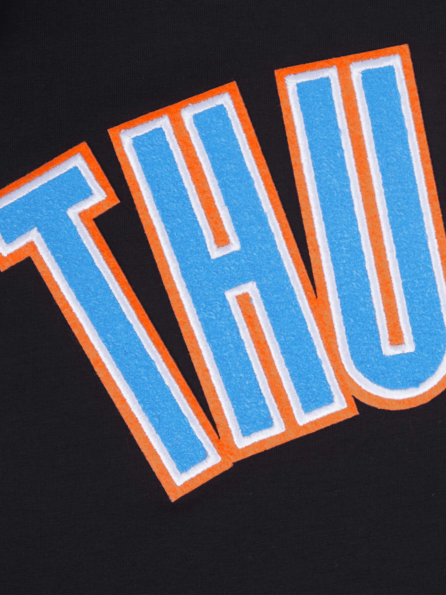 Oklahoma City Thunder Pro Standard NBA Team Chenille Flex T-Shirt - Black