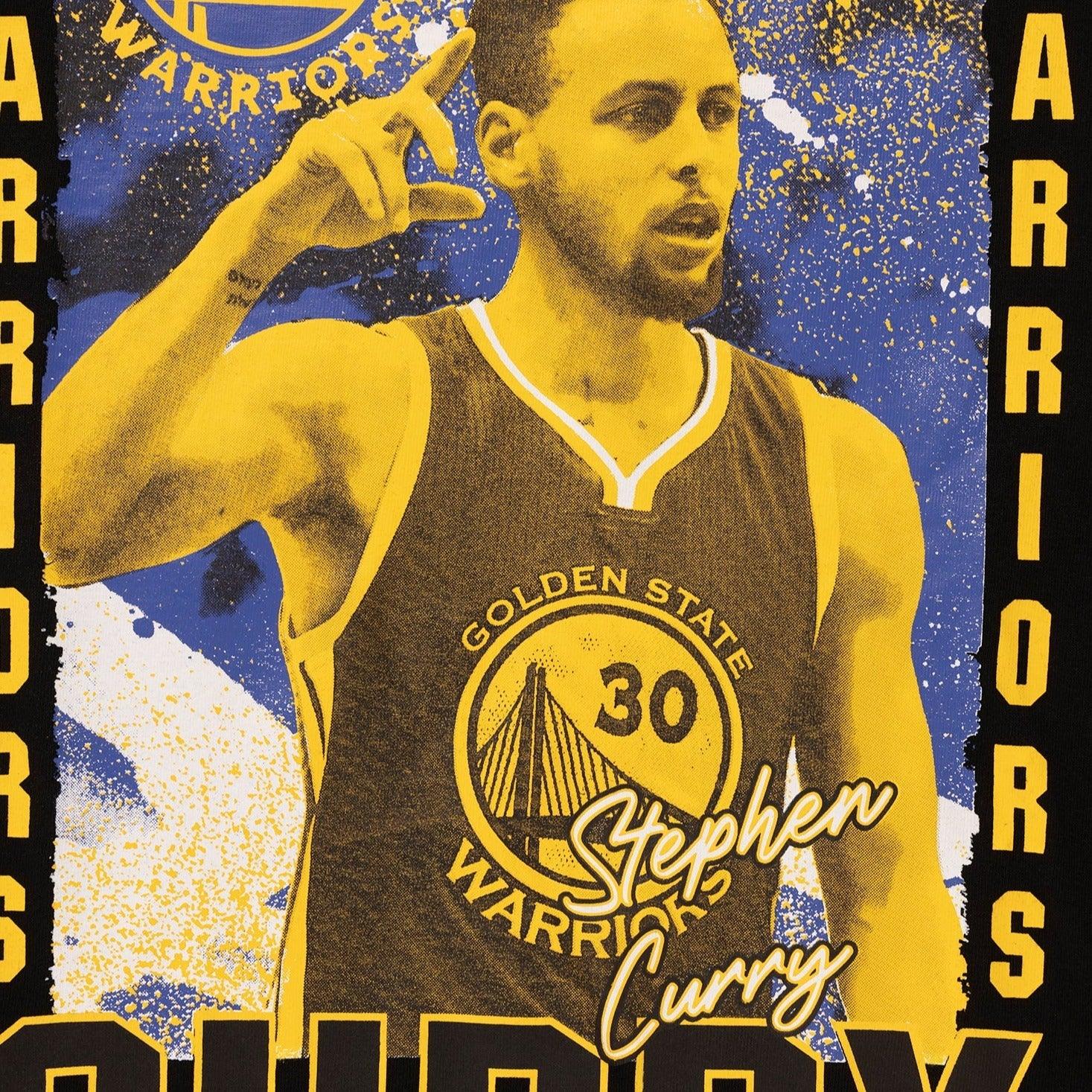 Steph Curry Golden State Warriors NBA Essentials Vintage T-Shirt - Black