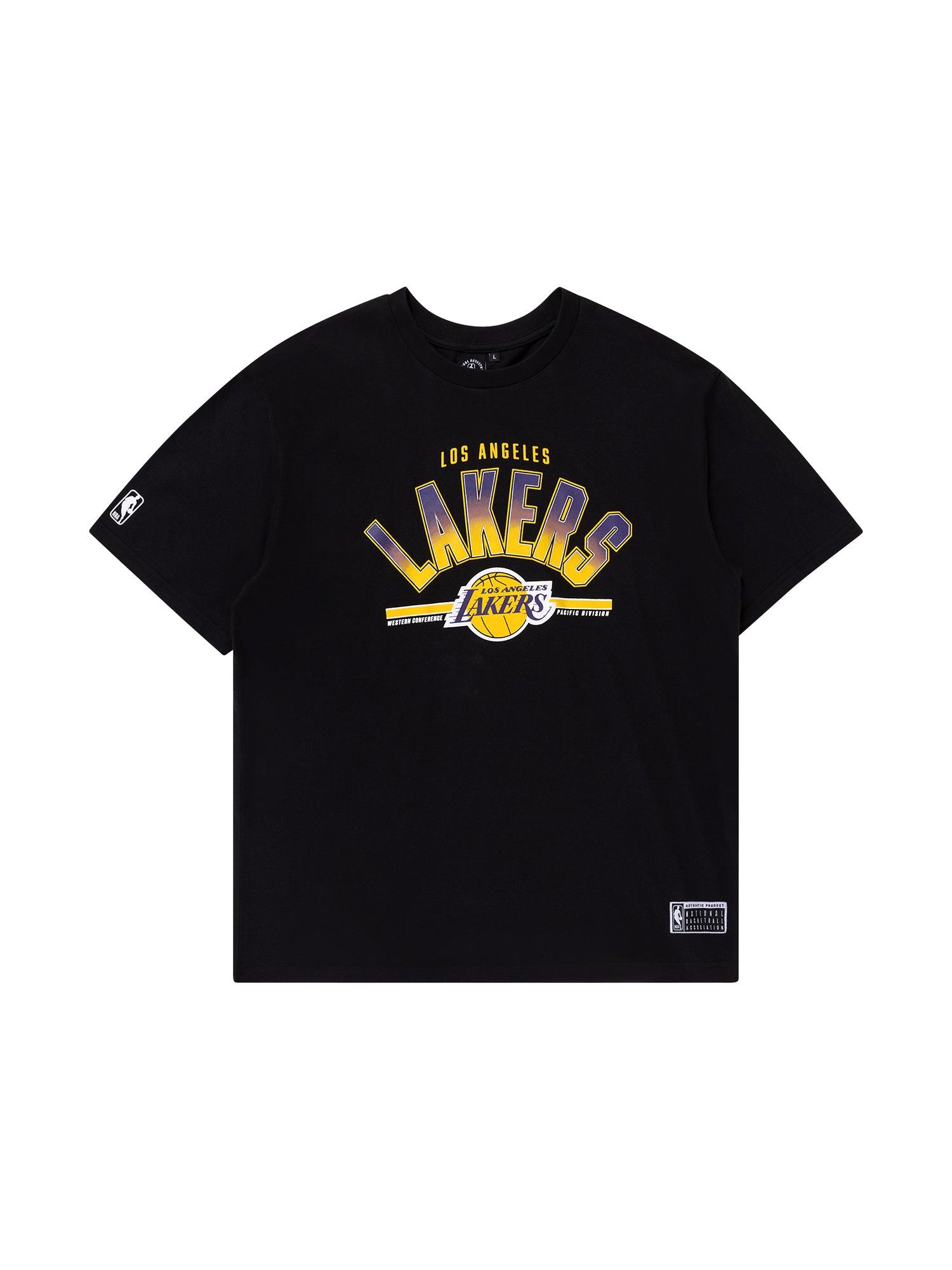 Youths Los Angeles Lakers NBA Essentials Jacksonville Vintage T-Shirt - Black