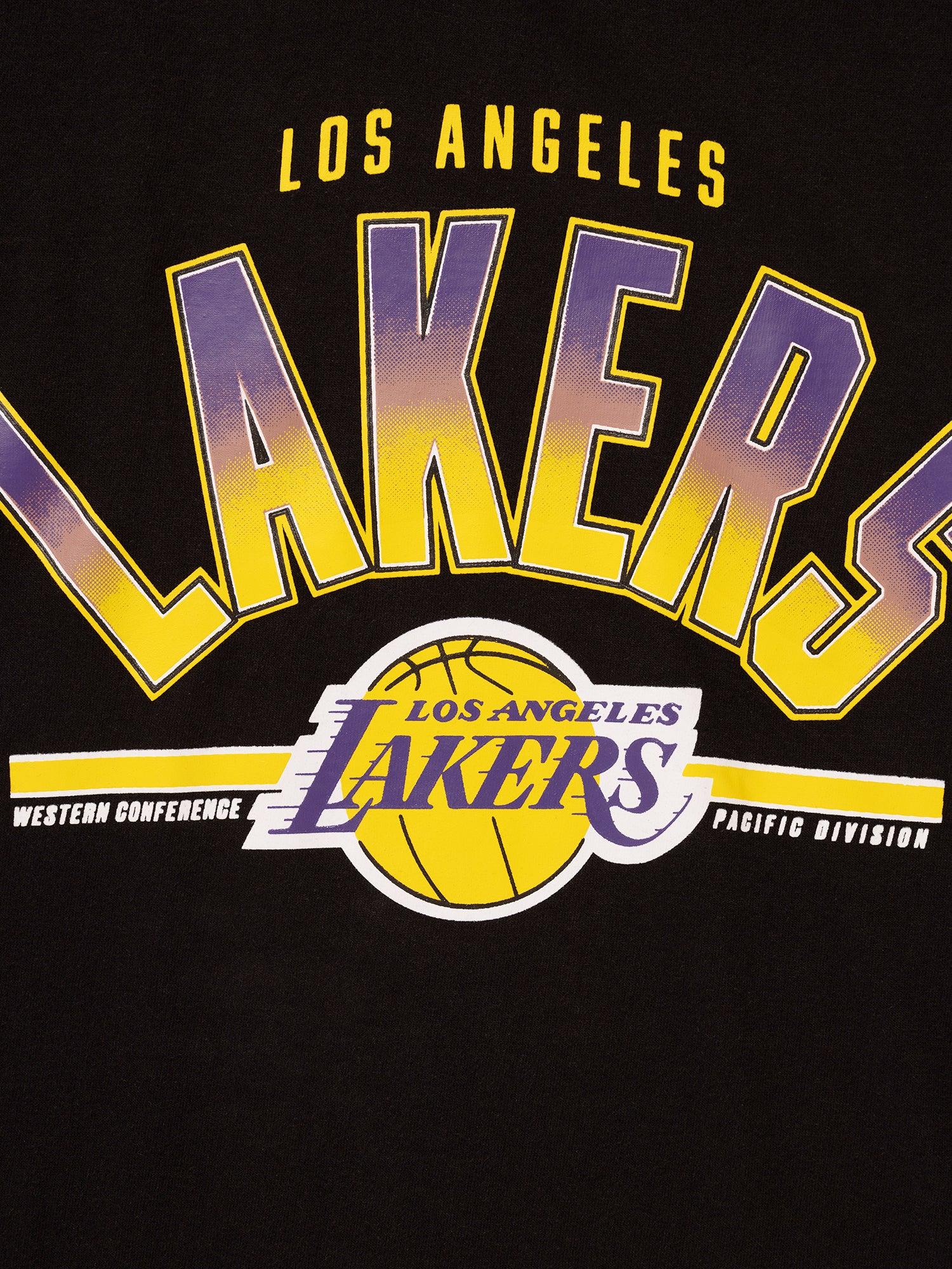 Youths Los Angeles Lakers NBA Essentials Jacksonville Vintage T-Shirt - Black
