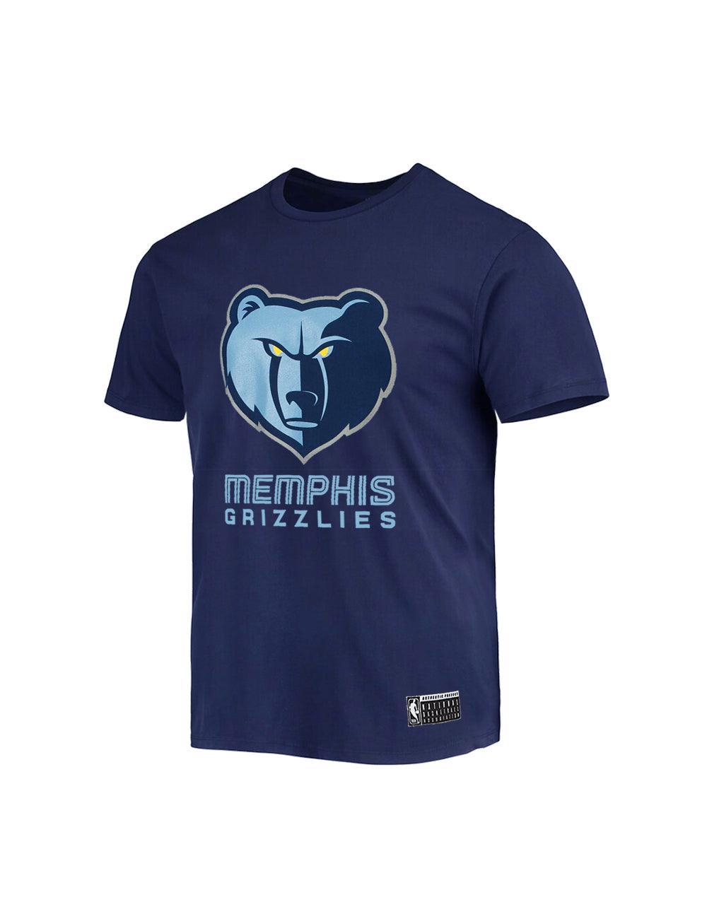 Youths Memphis Grizzlies NBA Essentials Team Logo T-Shirt - Navy