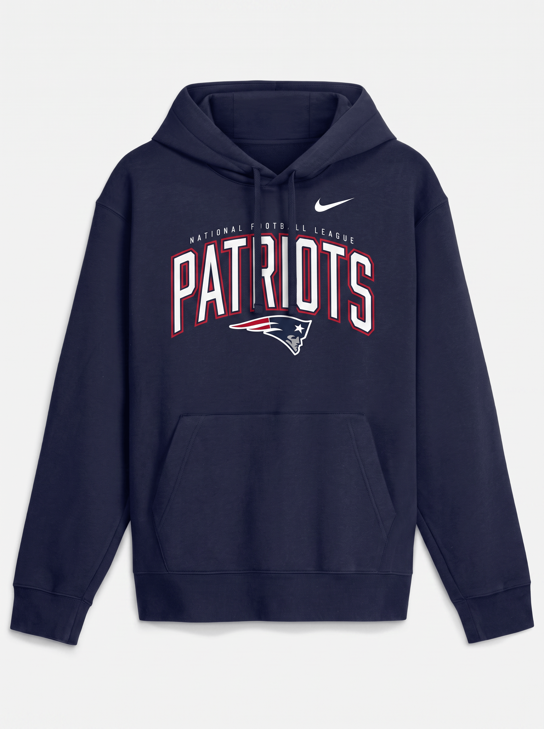 New England Patriots Nike NFL Expect Victory Hoodie Jumper - Navy