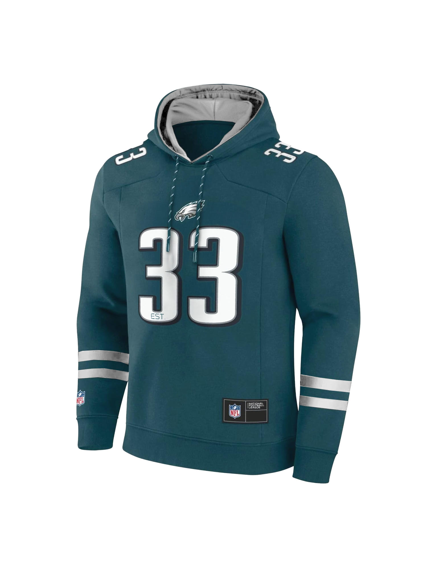 Philadelphia Eagles NFL Foundation Panel Hoodie Jumper - Green
