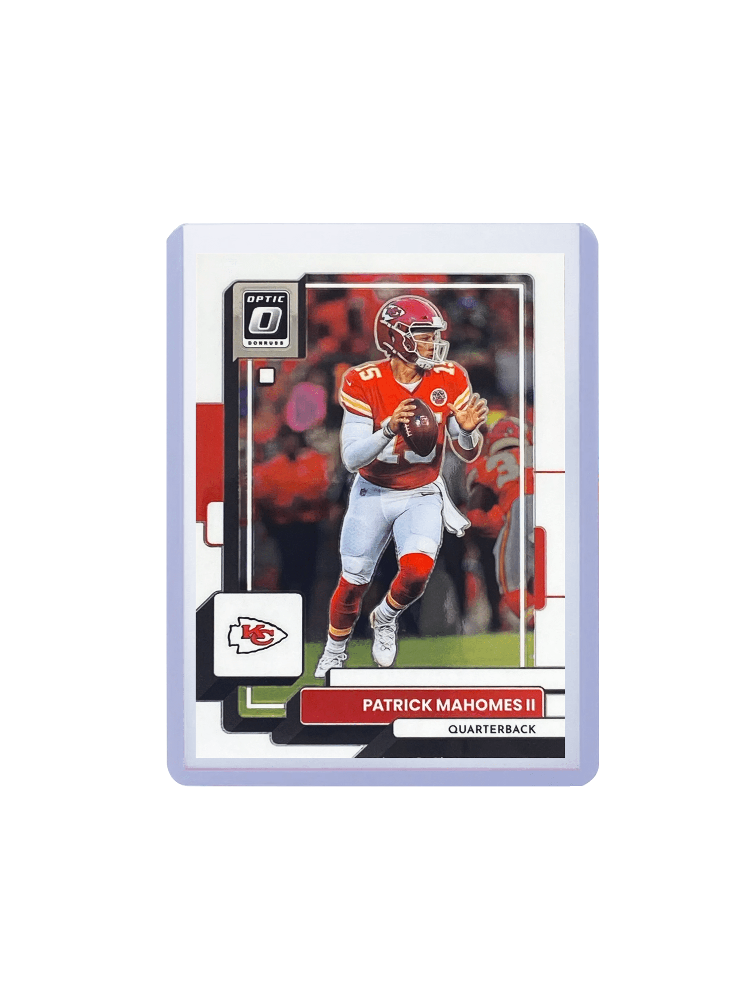 Patrick Mahomes Kansas City Chiefs Panini NFL 22 Optic 94 Base Card
