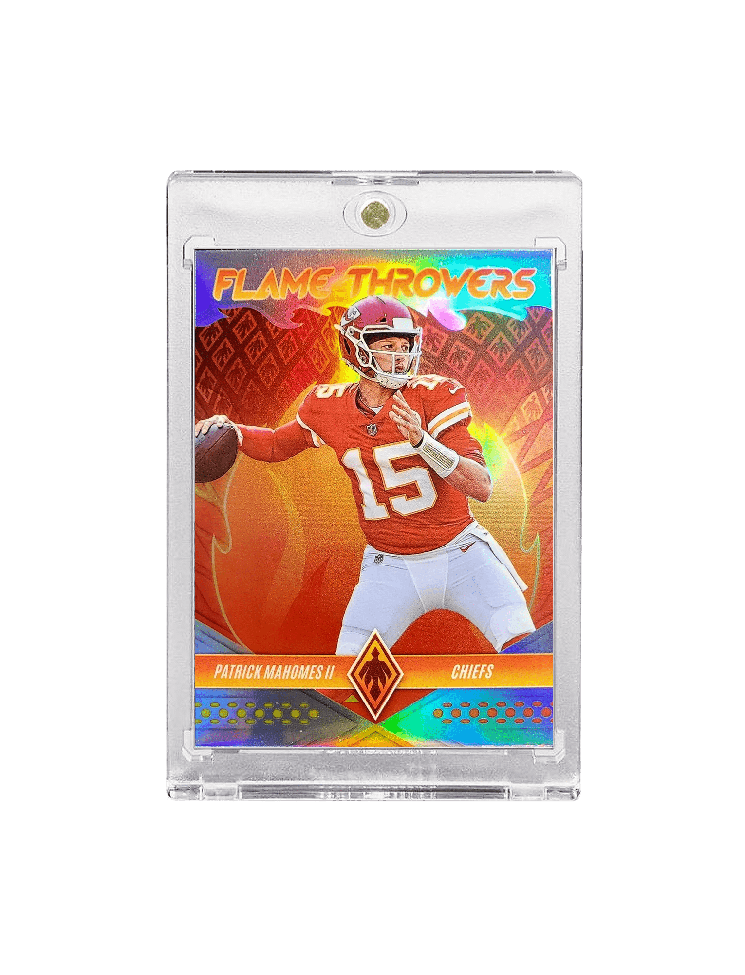 Patrick Mahomes Kansas City Chiefs Panini NFL Phoenix Flame Throwers Silver Card