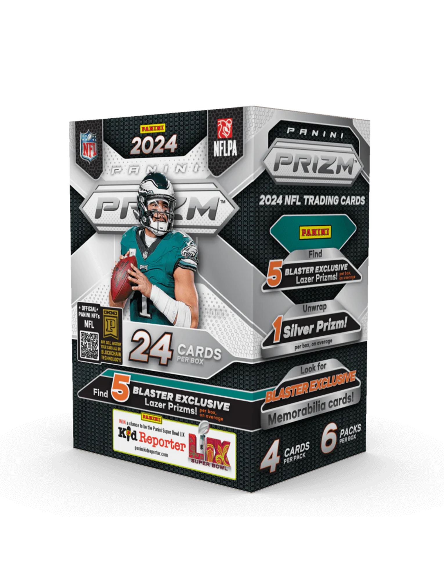 2024 Panini NFL Prizm Football Trading Card Blaster Box