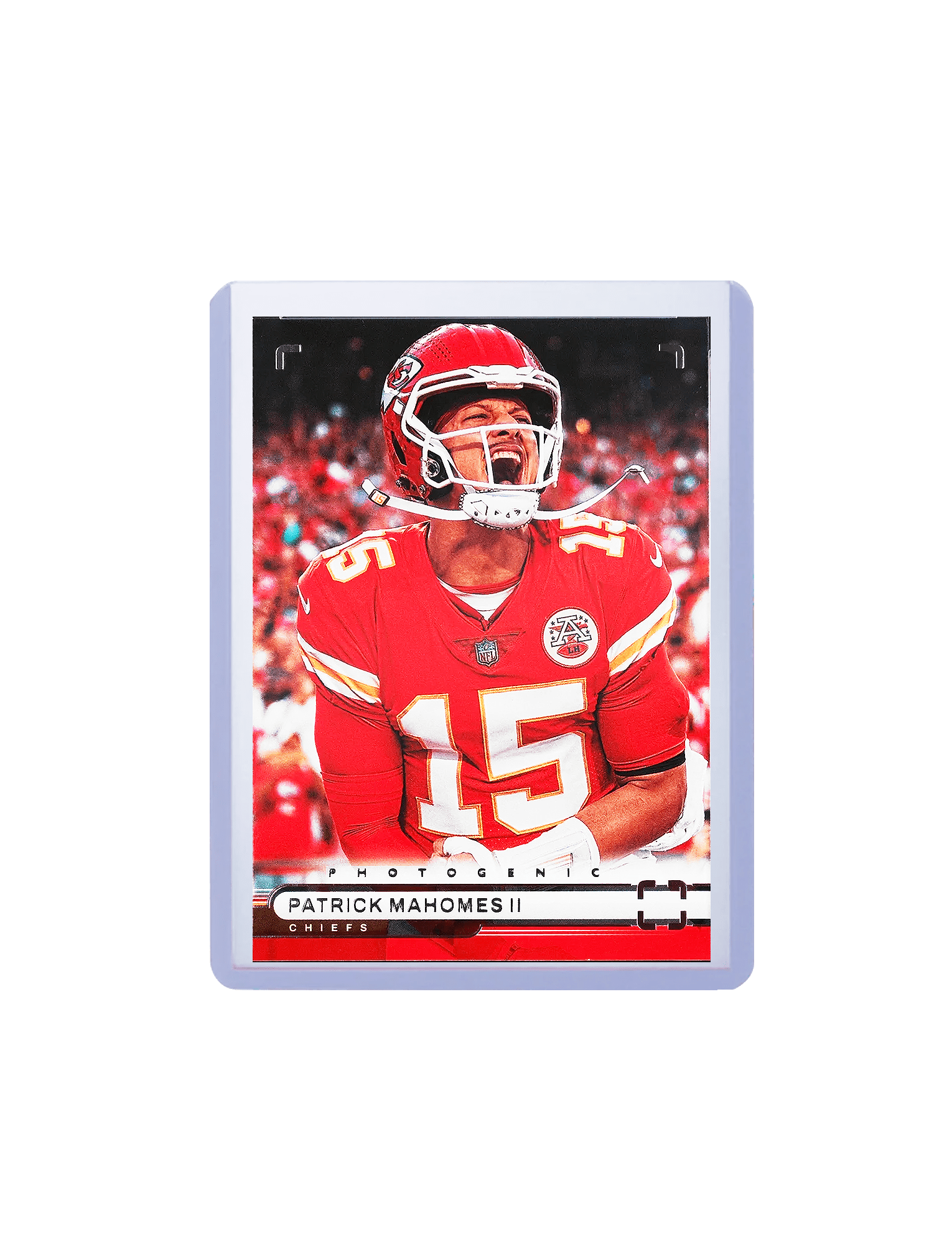 Patrick Mahomes Kansas City Chiefs Panini NFL 22 Photogenic 18 Card