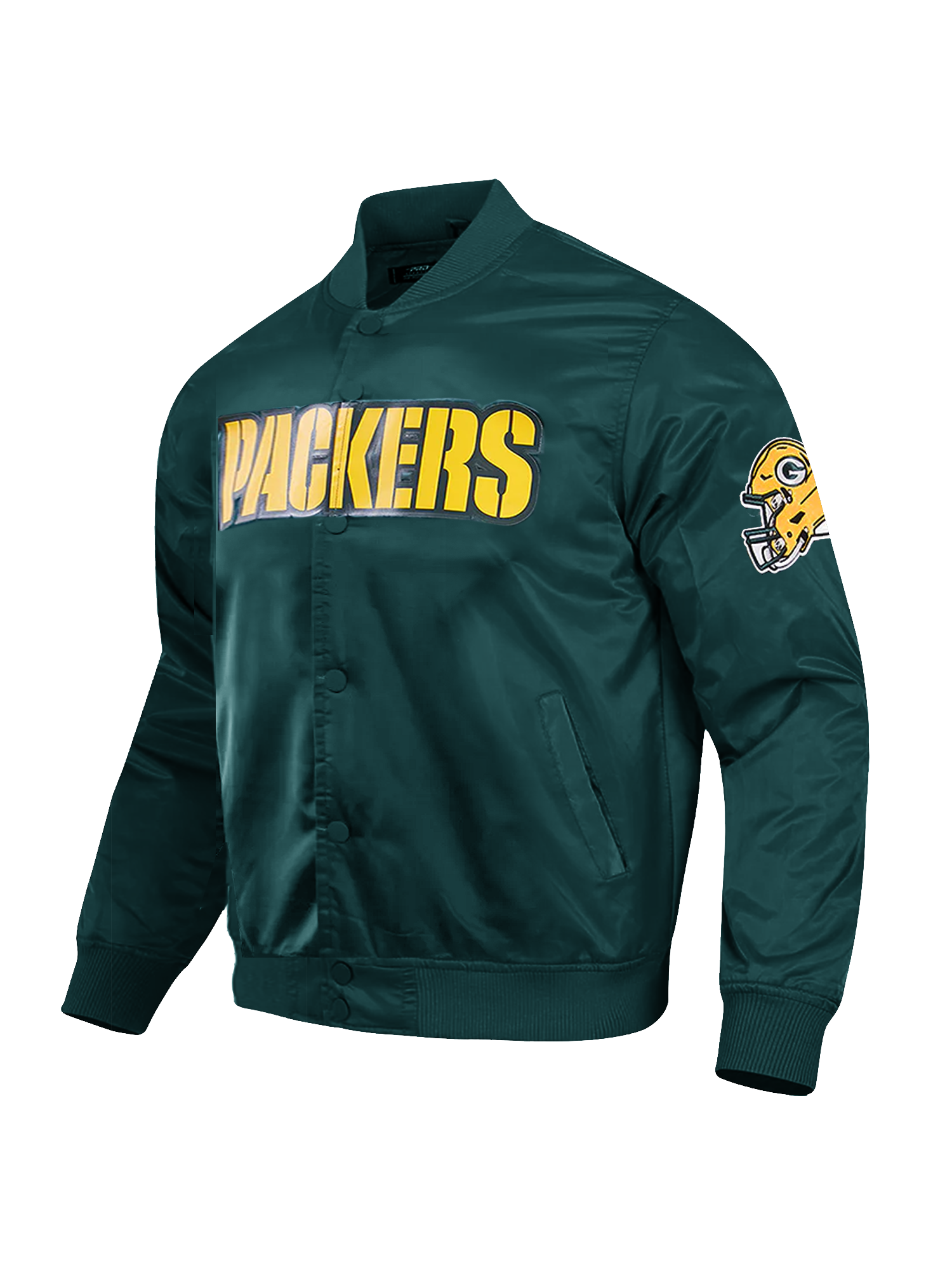 Green Bay Packers Pro Standard NFL Team Classic Satin Button Jacket - Green
