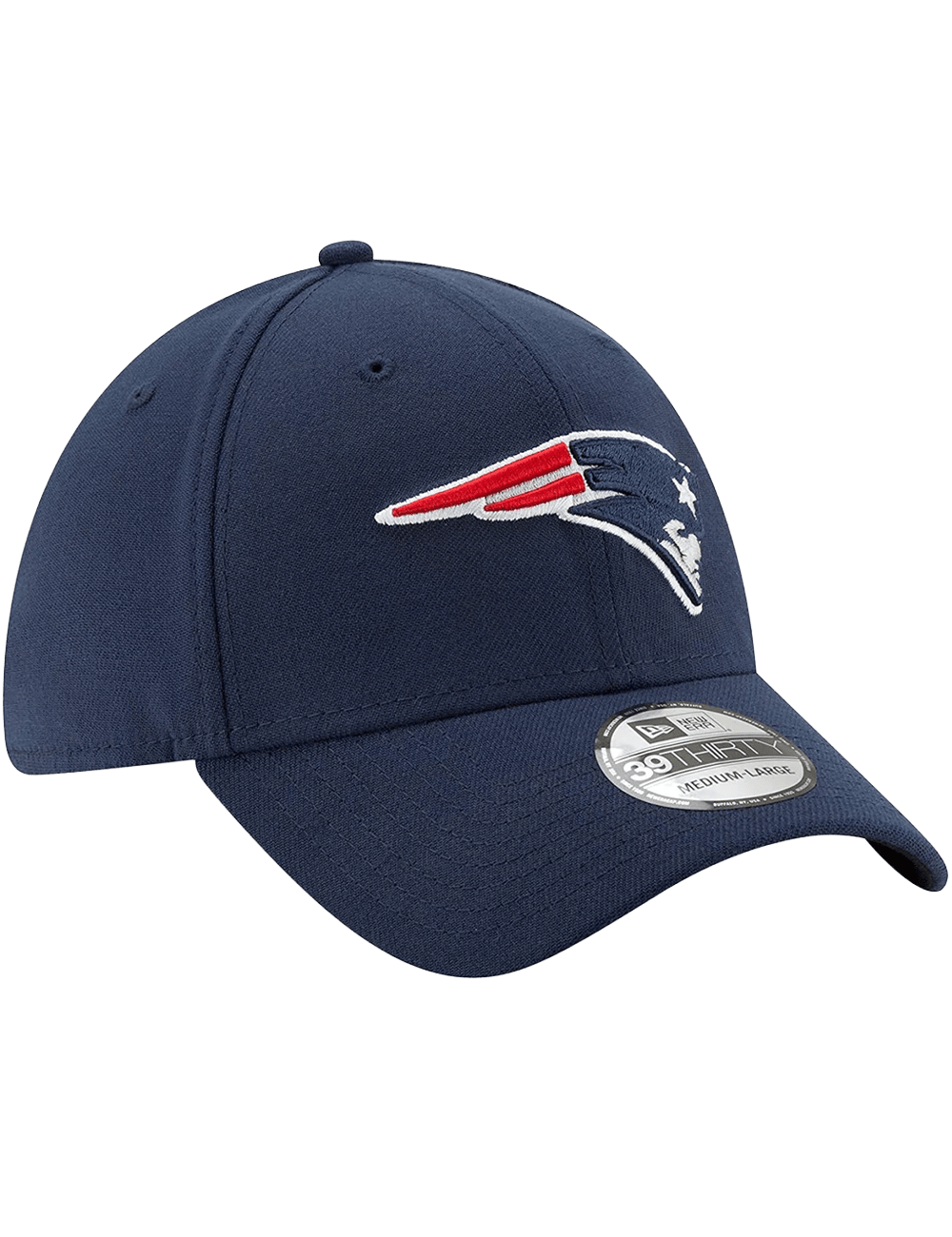New England Patriots New Era NFL Team 39THIRTY Stretch-Fit Hat - Navy